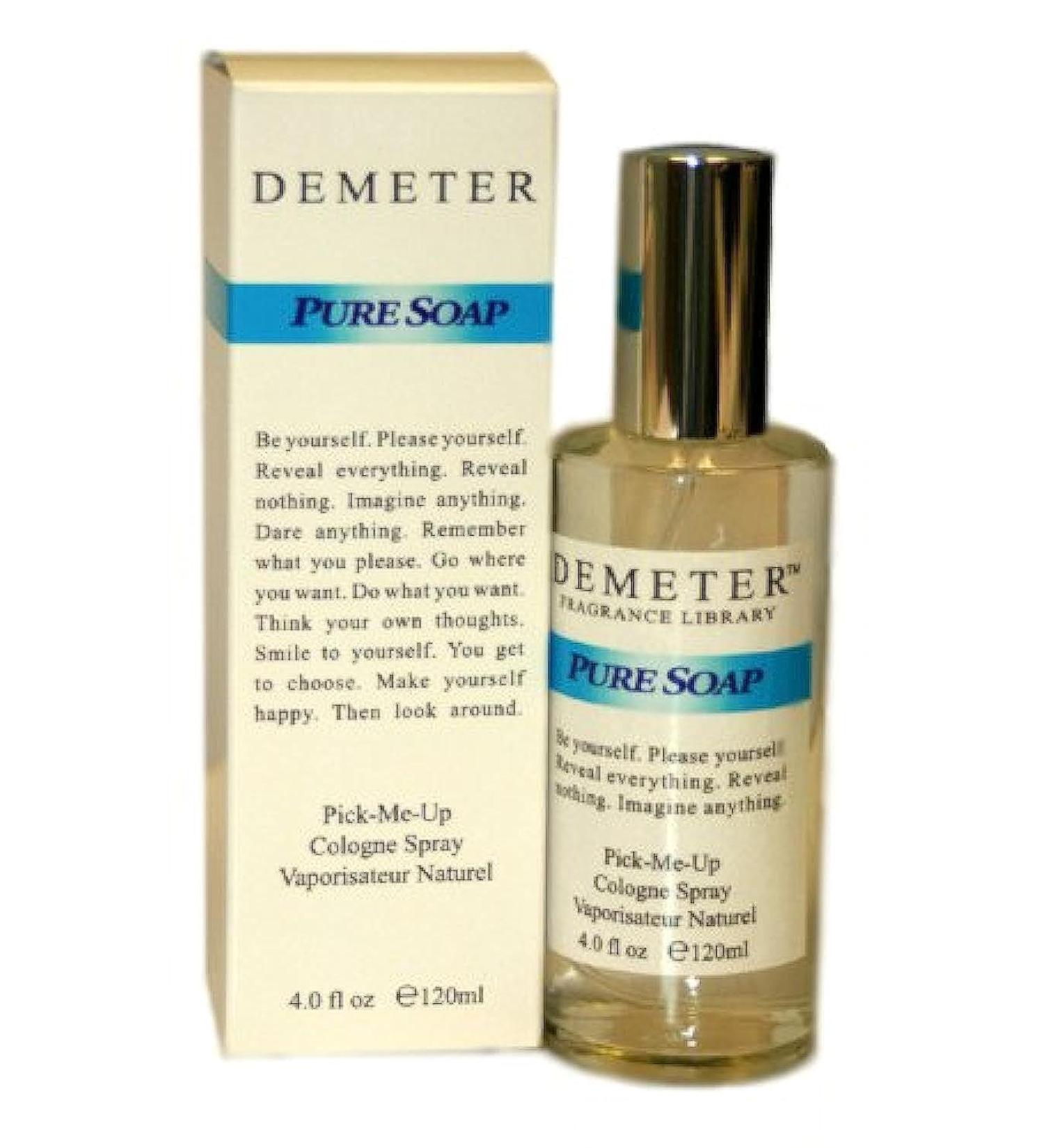 Demeter Pure Soap Cologne Spray for Unisex 4 Ounce - Buy Online on GoSupps.com