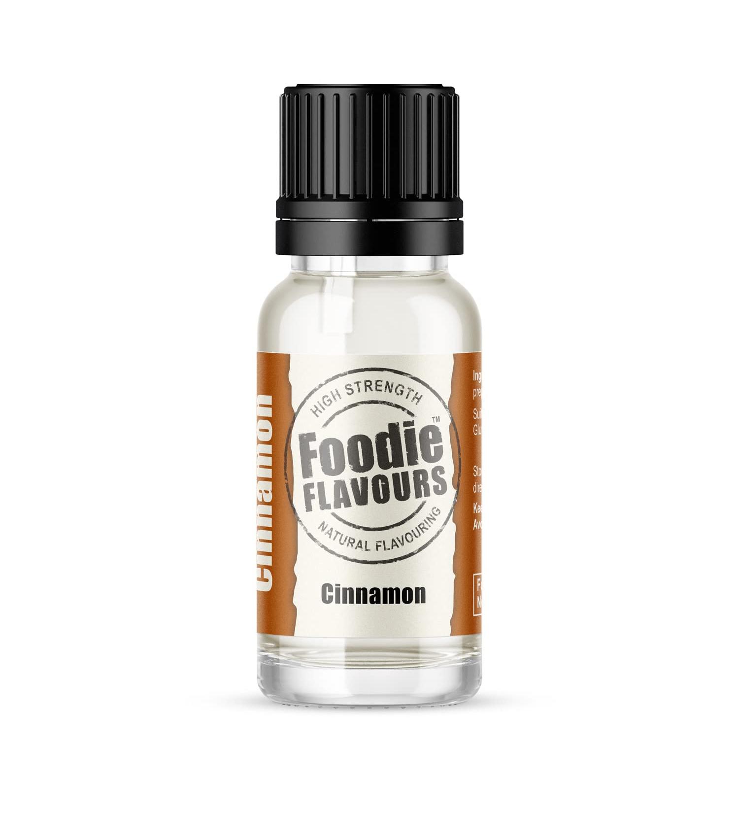 Foodie Flavours Cinnamon Natural Flavouring High Strength - 15ml - Buy Online on GoSupps.com