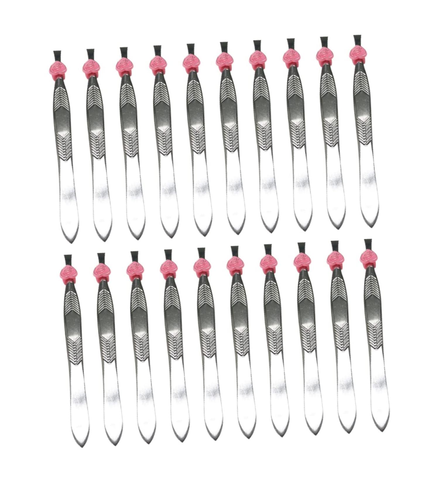 Mobestech 24th Straight Eyebrow Tweezers - Premium Stainless Steel Eyelash and Hair Tweezers Kit for Perfect Brows | International Shipping Available - Buy Online on GoSupps.com