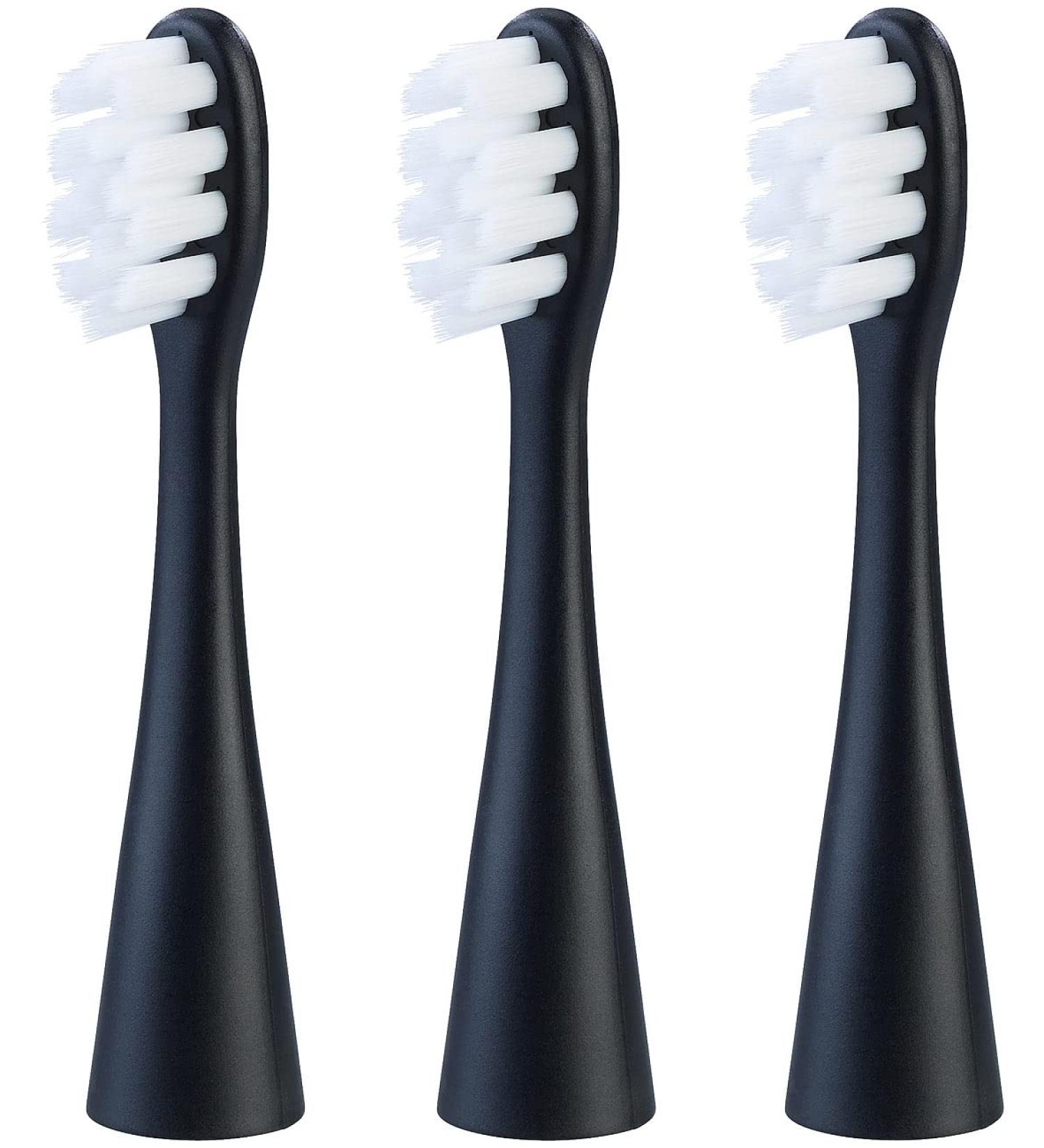 Newgen Medicals Accessories for Schalltzahnbrush with APP: 3 Set replacement brushes "Soft" for smart sound toothbrush SZB-200.App (rice set toothbrush electrical toothbrush with app oral shower)