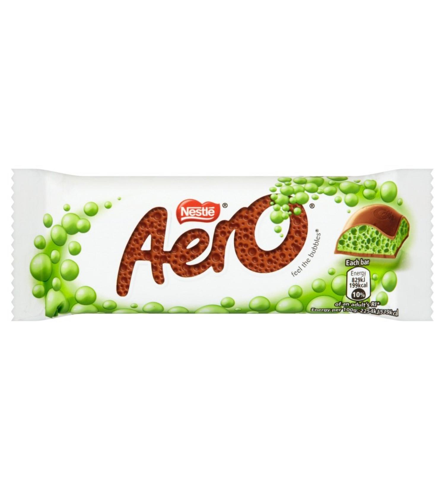 NESTLE Aero Mint Barre Chocolat 36 g