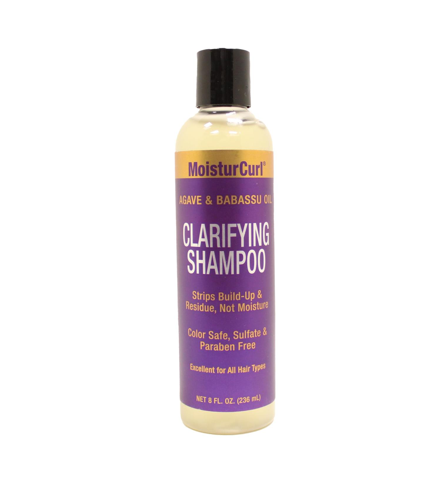 Gold Banner Beauty MOISTURCURL Clarifying Shampoo - 8oz | Deep Cleansing Vegan & Cruelty-Free Formula for Volume & Shine | Remove Buildup & Dullness International Shipping Available - Buy Online on GoSupps.com