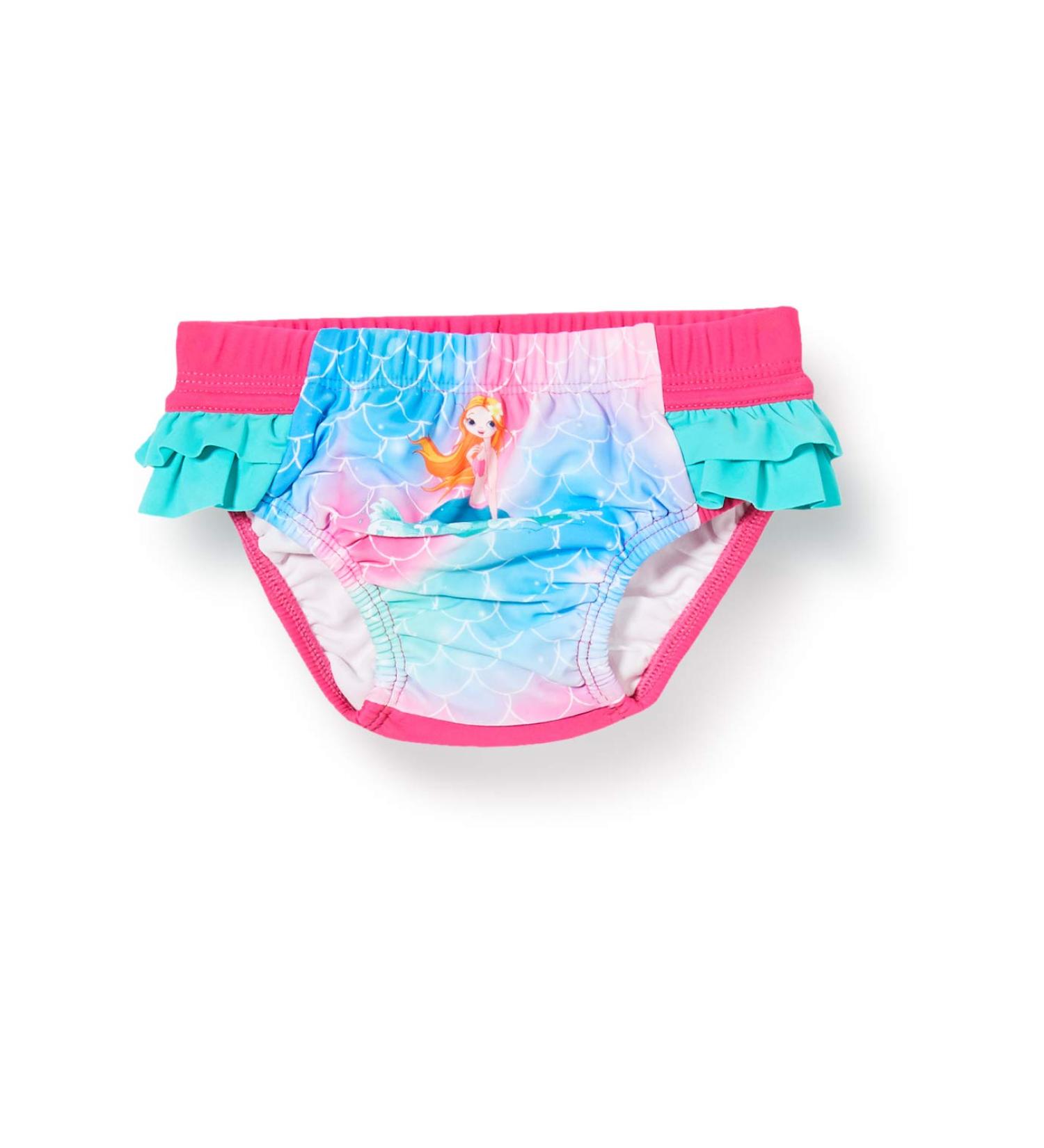 Playshoes Unisex Children's UV Protection Swim Diaper Pants & Swim Trunks 62-68 - Mermaid Design for Safe Sun Fun - Buy Online on GoSupps.com