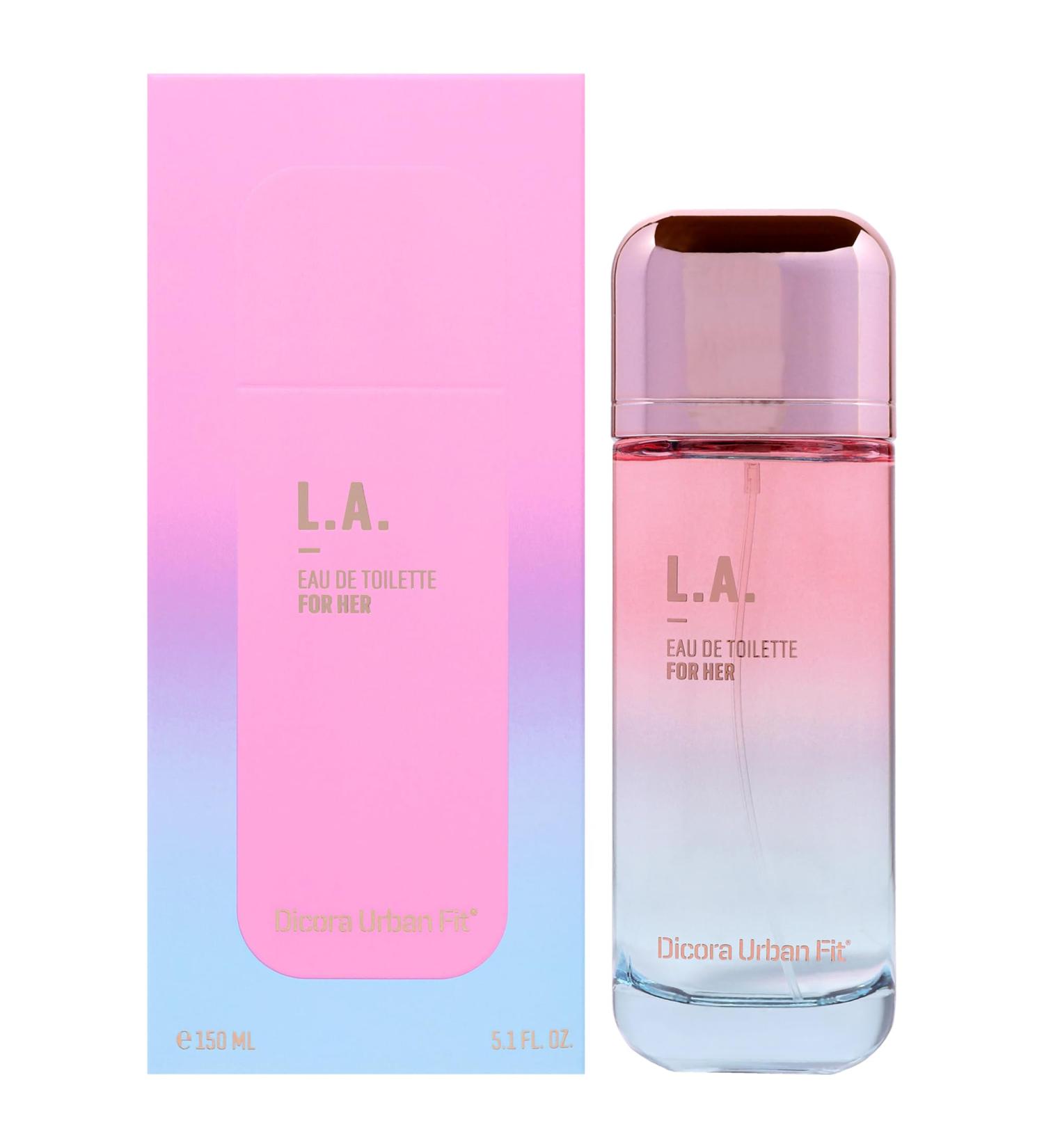 Dicora Urban Fit LA Perfume for Women - Notes of Raspberry Lychee and Rose - Long Lasting Fragrance - 5.07 oz EDT Spray - Buy Online on GoSupps.com