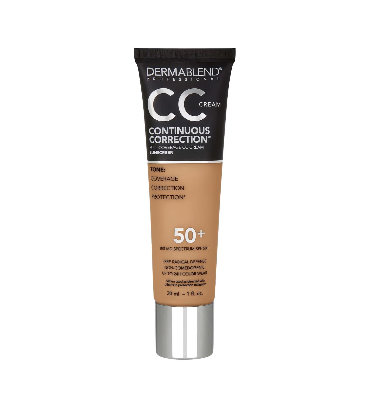 Dermablend Continuous Correction CC Cream SPF 50-45N Medium to Tan For Women 1 oz Makeup - Buy Online on GoSupps.com