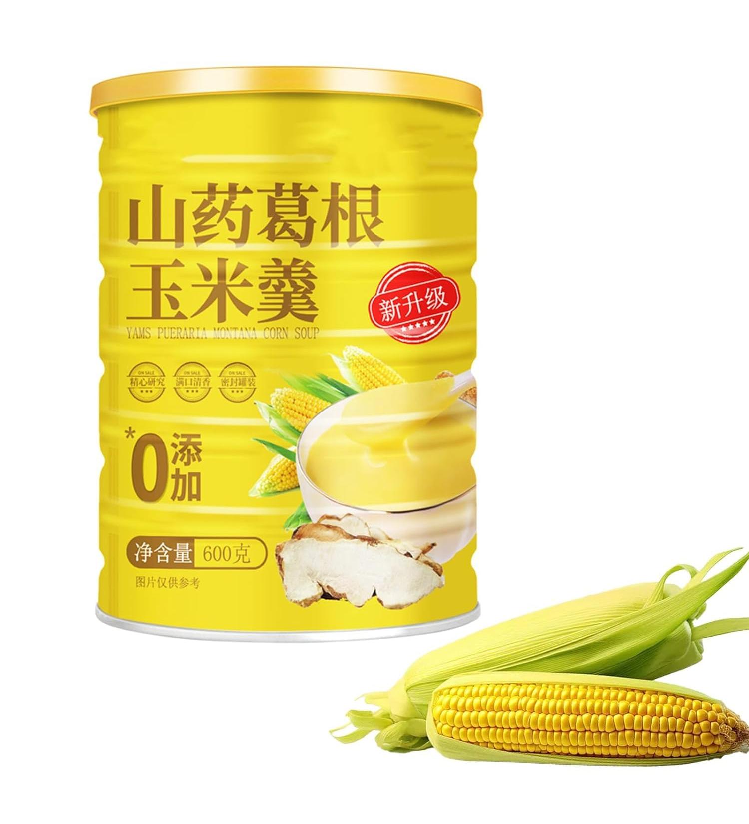 Chinese Yams Red Dates and Corn Soup Yam and Pueraria Corn Powder Instant Corn Paste Chinese yam and corn soup Healthy Nutritious Breakfast Convenient Breakfast food Five Grains Soup (1PC Corn) Corn 600 g (Pack of 1) - Buy Online on GoSupps.com