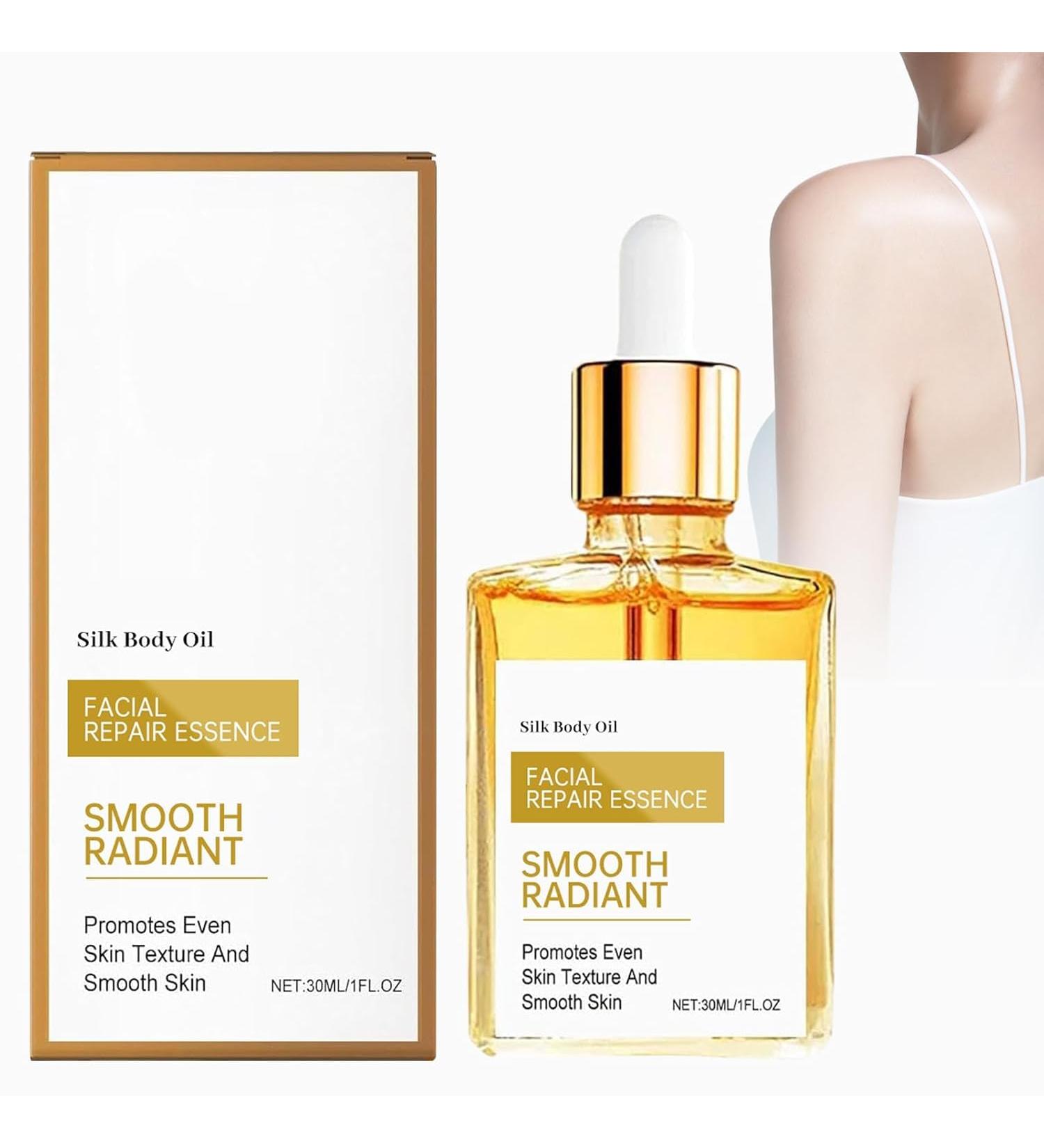 GOLD Silk Body Oil Silk Body Oil Perfume Oil Bath & Shower Oi-l for Smooth and Hydrated Skin Refreshing Non-greasy Infused with Shea Butter Coconut Oi-l Vitamin E - Buy Online on GoSupps.com