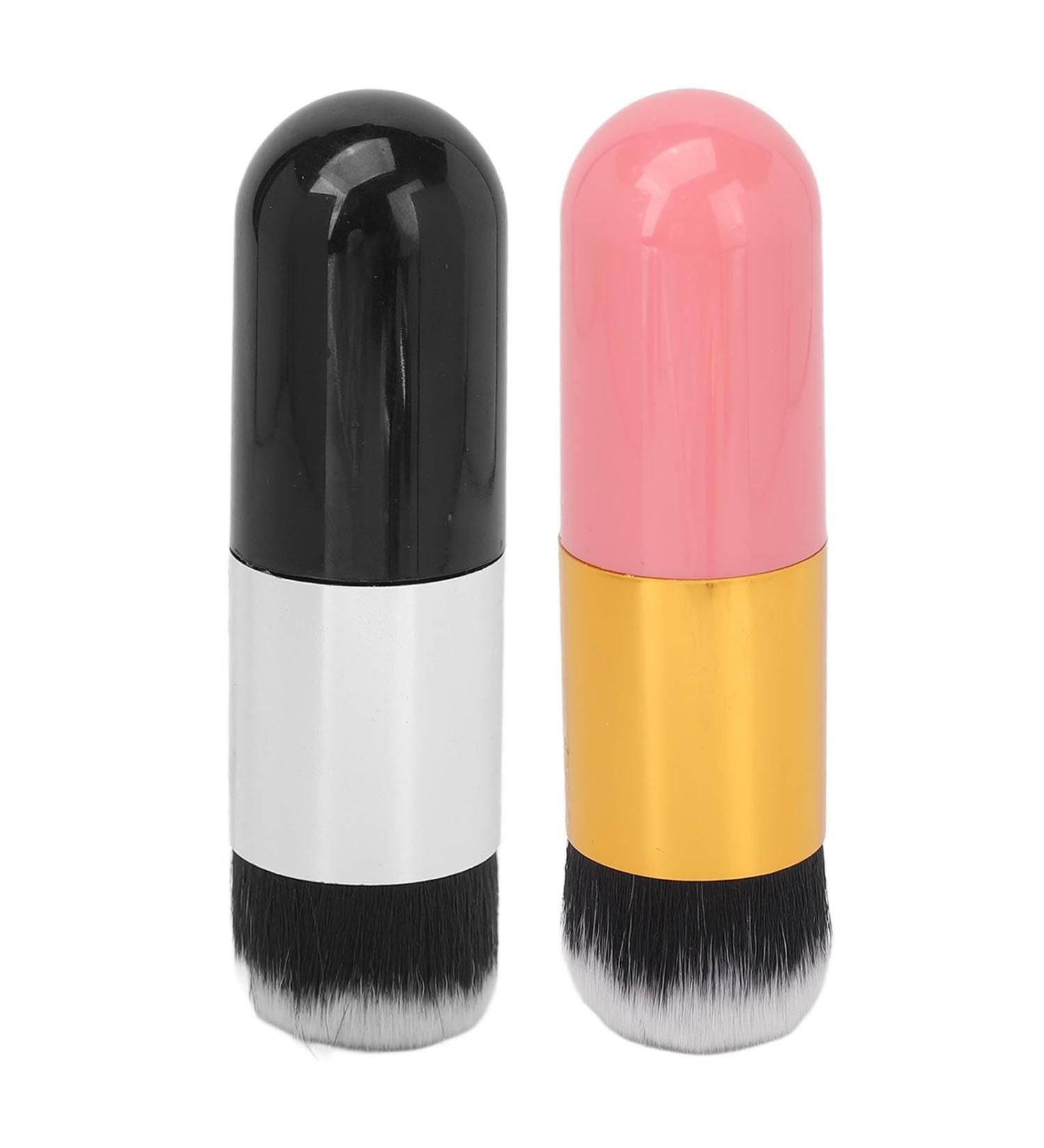 Eyeshadow Brush Makeup Brush Soft Bristles Multipurpose 2 Pieces Ideal Salon Gift - Buy Online on GoSupps.com
