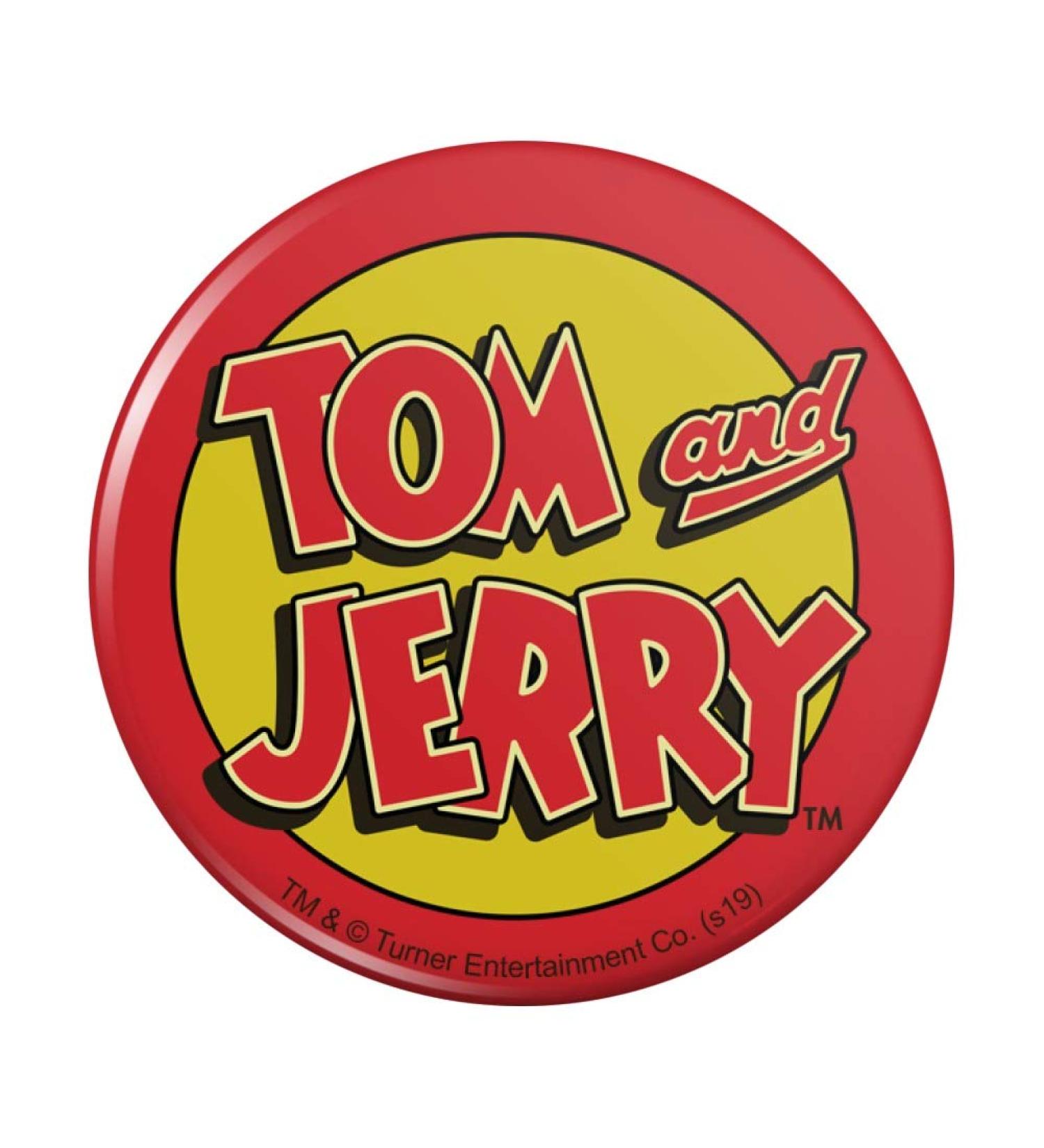 Tom and Jerry Logo Compact Pocket Purse Hand Cosmetic Makeup Mirror - Buy Online on GoSupps.com