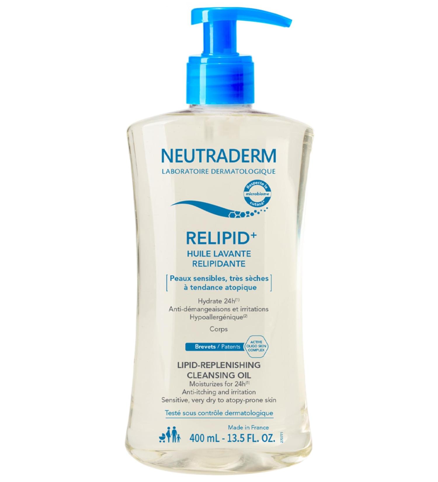 Neutraderm Relipid+ Huile Lavante Relipidante 400 ml
