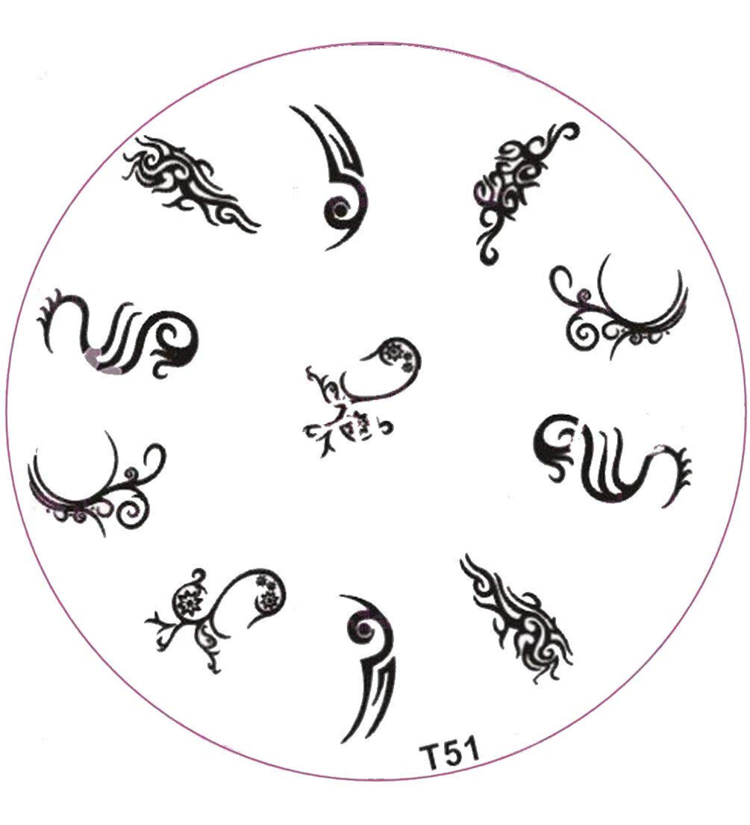 ++SPECIAL ITEM++ Stamping stencil T-Series: T51 Tribal