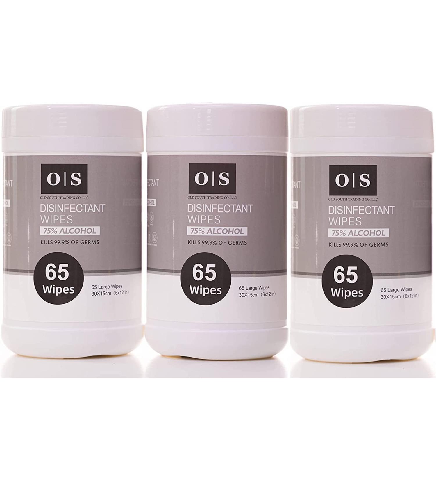 Old South Trading Hand Cleansing Wipes Canister 195 count (Pack of 3) - 585 Total Wipes - Buy Online on GoSupps.com