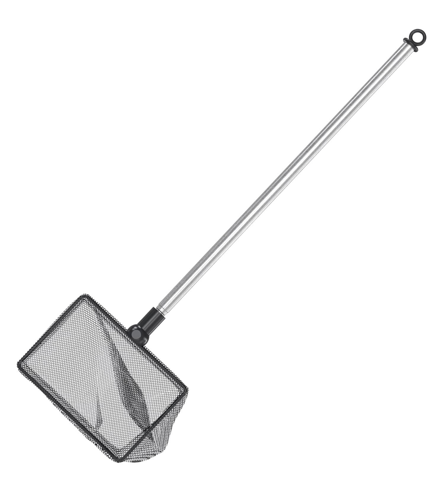 Pawfly Extendable Aquarium Fish Net - 9-24 Inch Long Handle for Betta Fish Tank, Koi Pond, and Pool - Buy Online on GoSupps.com