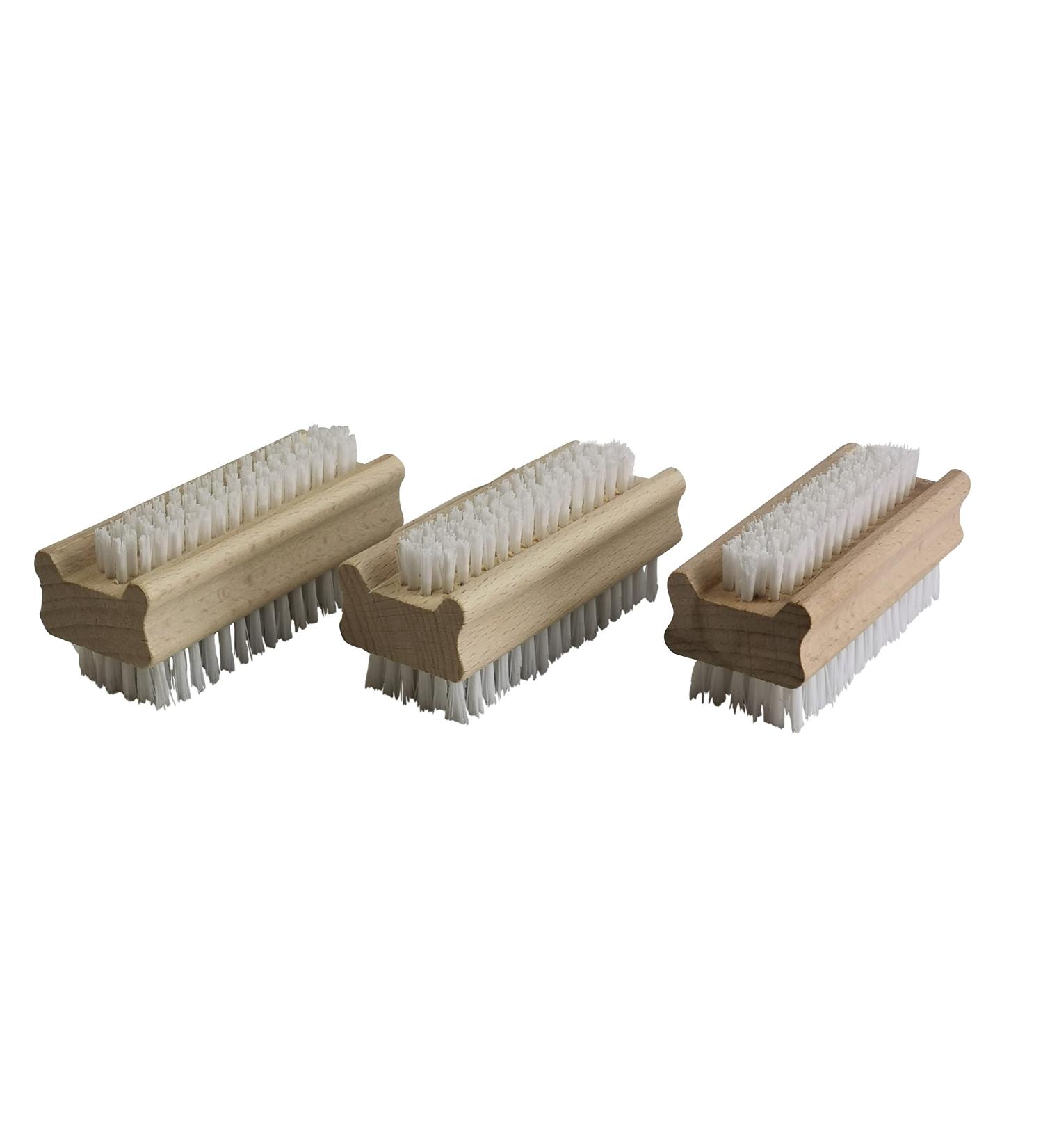 B MAG 3 pieces hand brush nail brush wood PPN