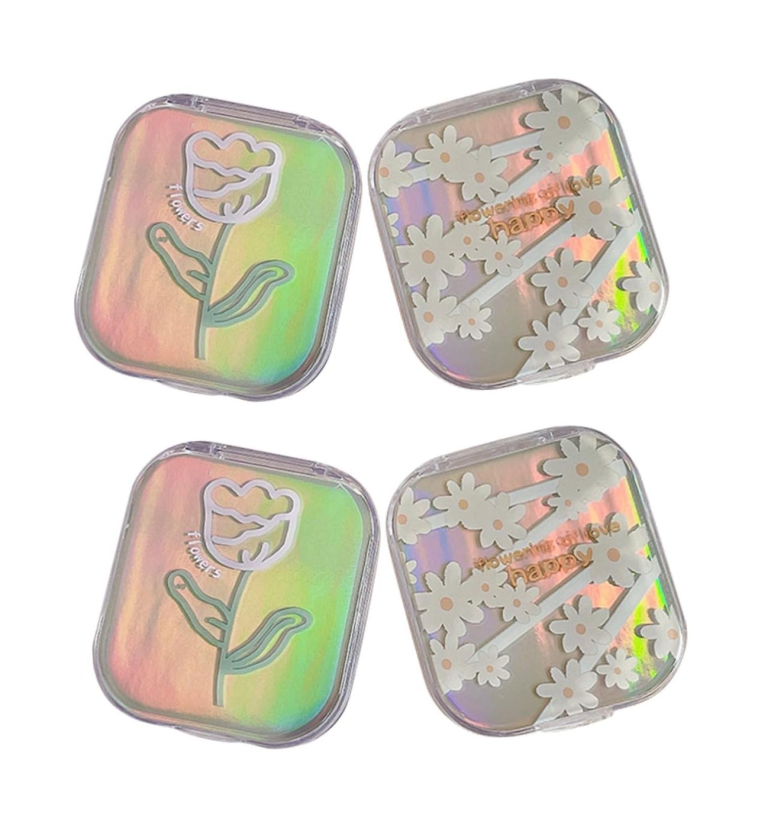 ULTECHNOVO 4pcs Color Mini Case Solution - Bottle Tweezer Remover & Holder for Girls - Delicate Plastic Storage - Buy Online on GoSupps.com