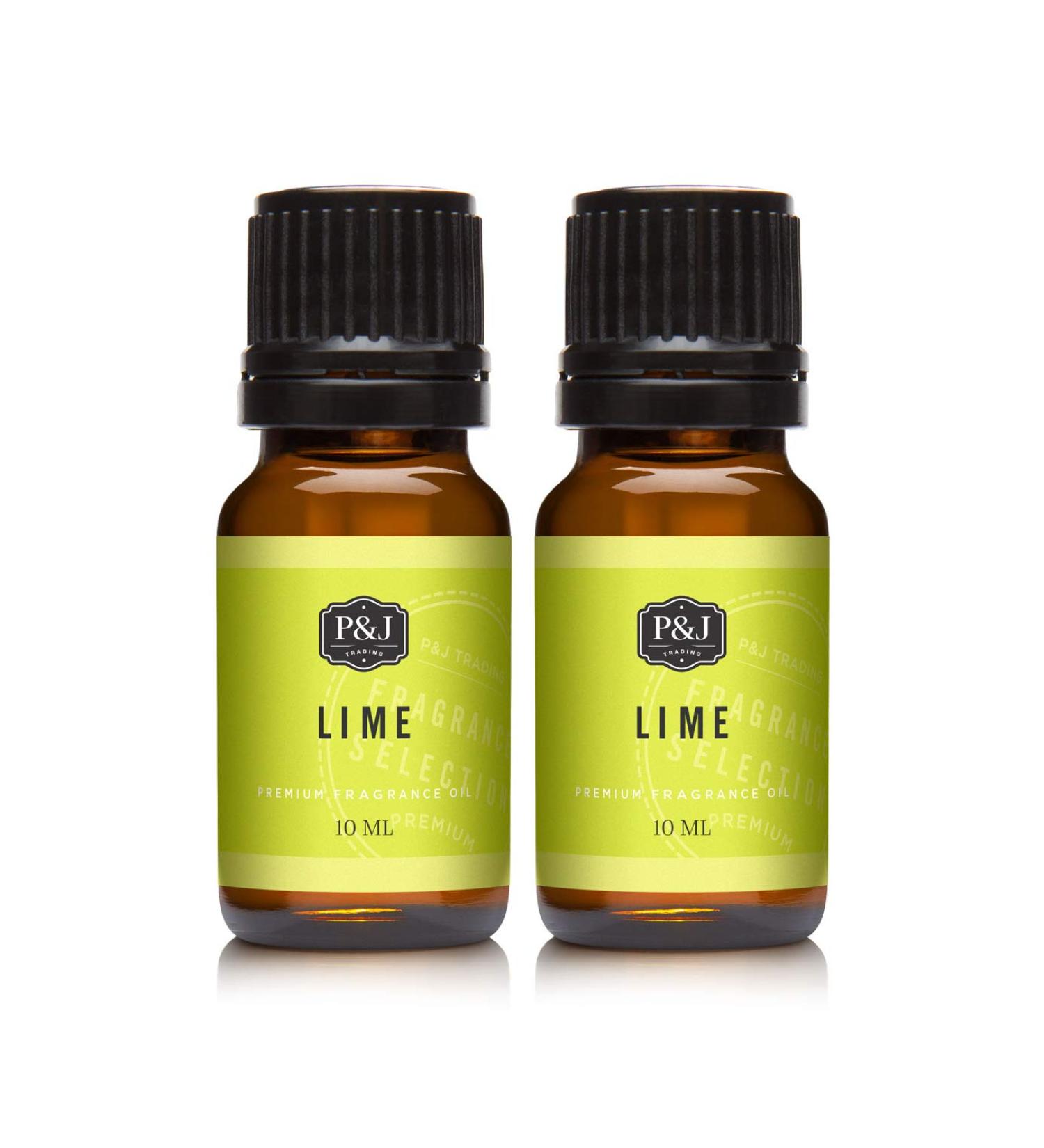 P&J Fragrance Oil | Lime Oil 10ml 2pk - Candle Scents for Candle Making, Freshie Scents, Soap Making Supplies, Diffuser Oil Scents - Buy Online on GoSupps.com