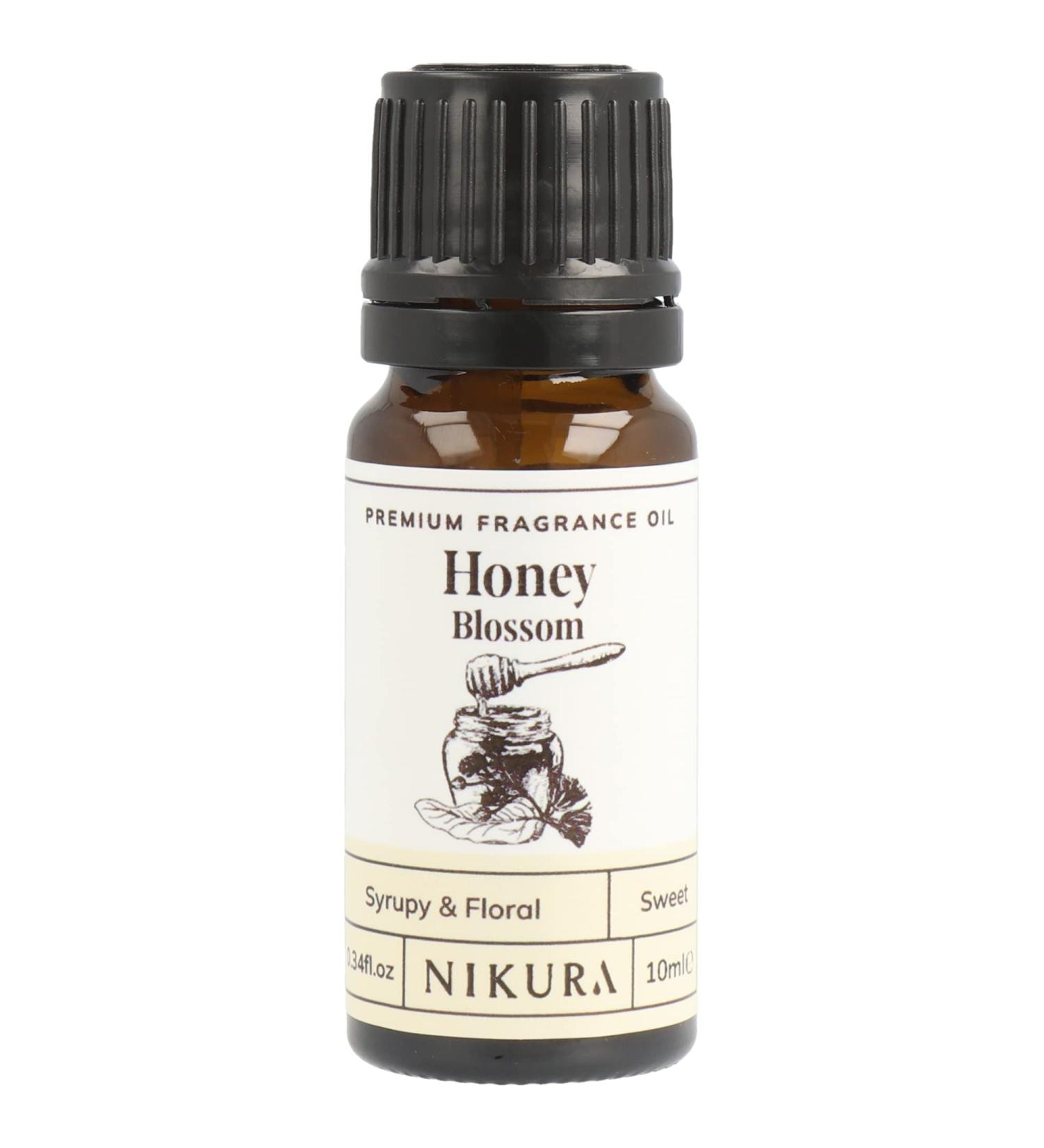 Nikura Honey (Blossom) Fragrance Oil 10ml - For Soap, Candle Making & More | Vegan & UK Made - Buy Online on GoSupps.com