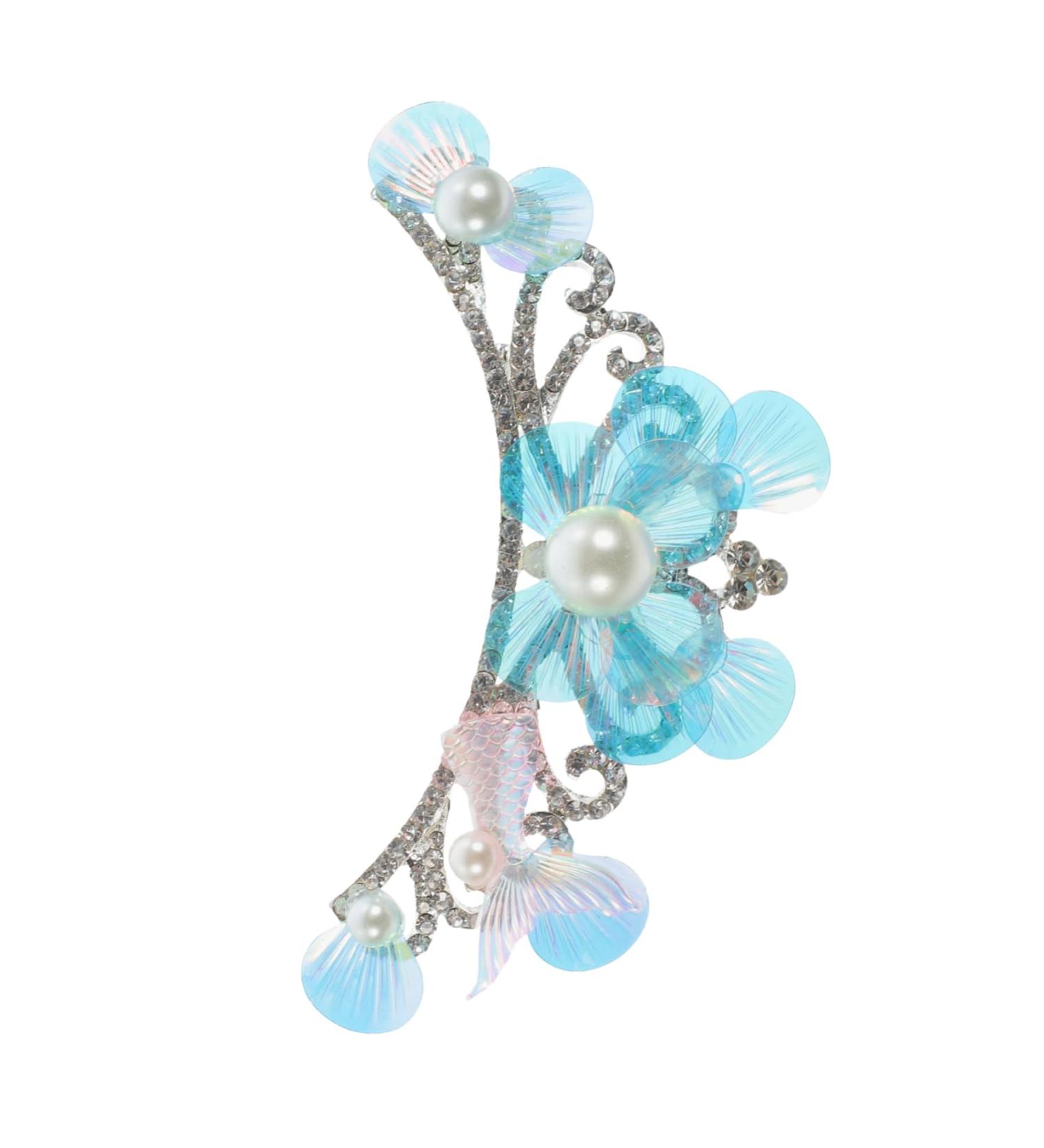 NUSITOU Rhinestone Comb Girl Hair Accessories Girl Hair Comb Clip Flower Girl Headpiece Metal Headpiece Headdresses for Women Crown Hair Comb Women Crown Hairpiece Crown Hairpin - Buy Online on GoSupps.com