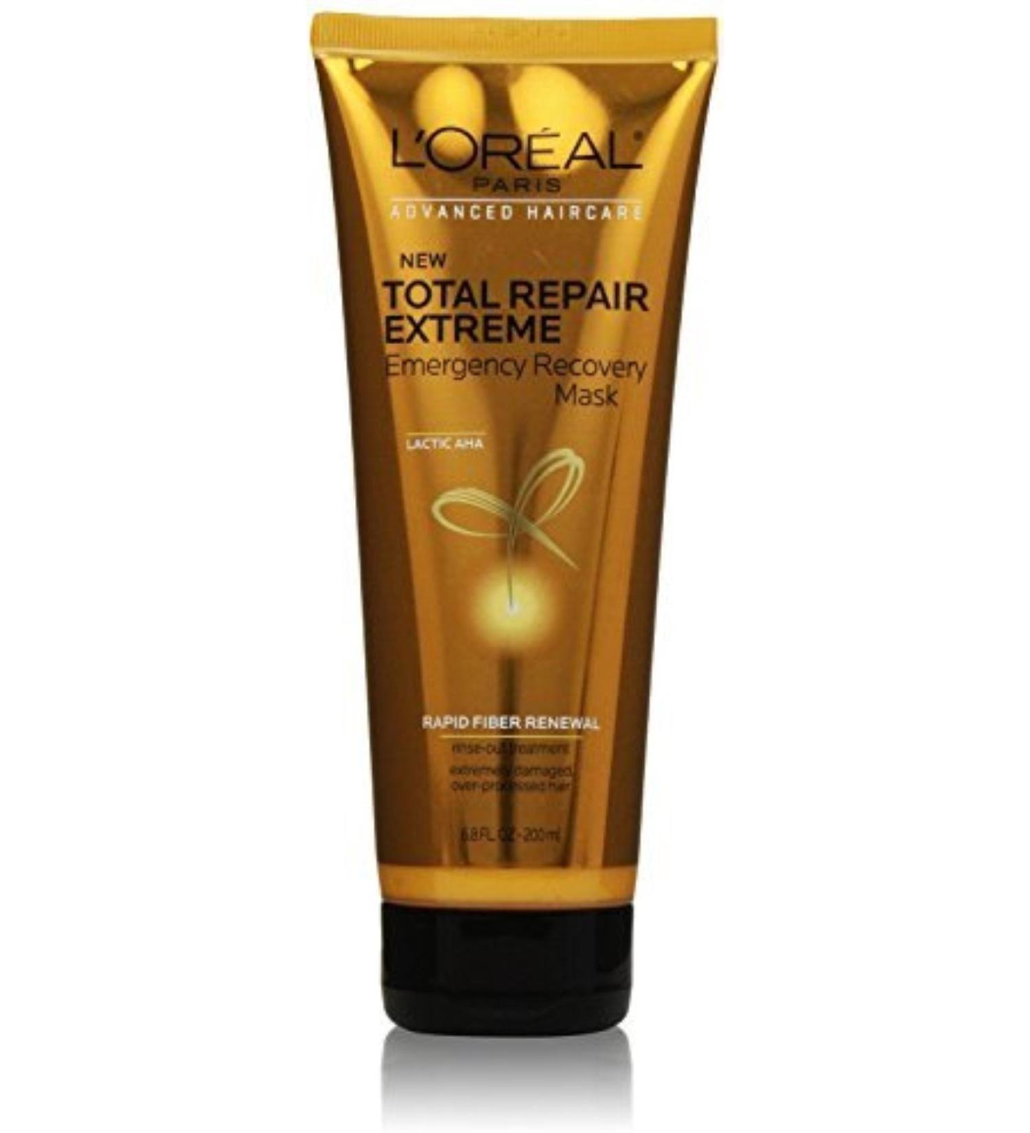 L'Oreal Advanced Haircare Total Repair Extreme Emergency Recovery Mask 6.80 oz (Pack of 2)