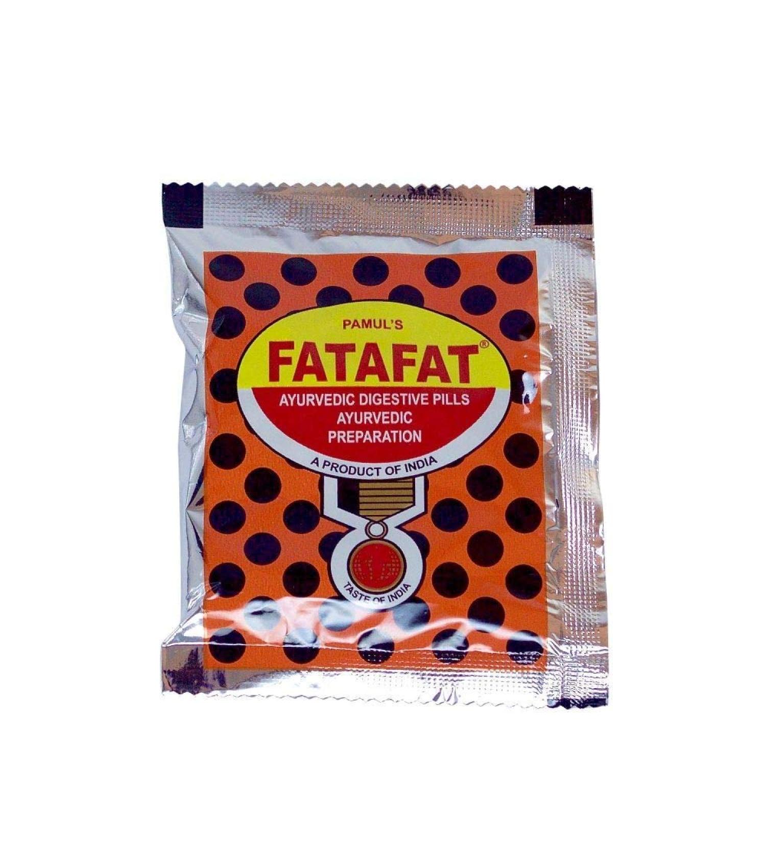 Fatafat Ayurvedic Digestive Pills (10x Packs x 13g Each) by Indian Fancy