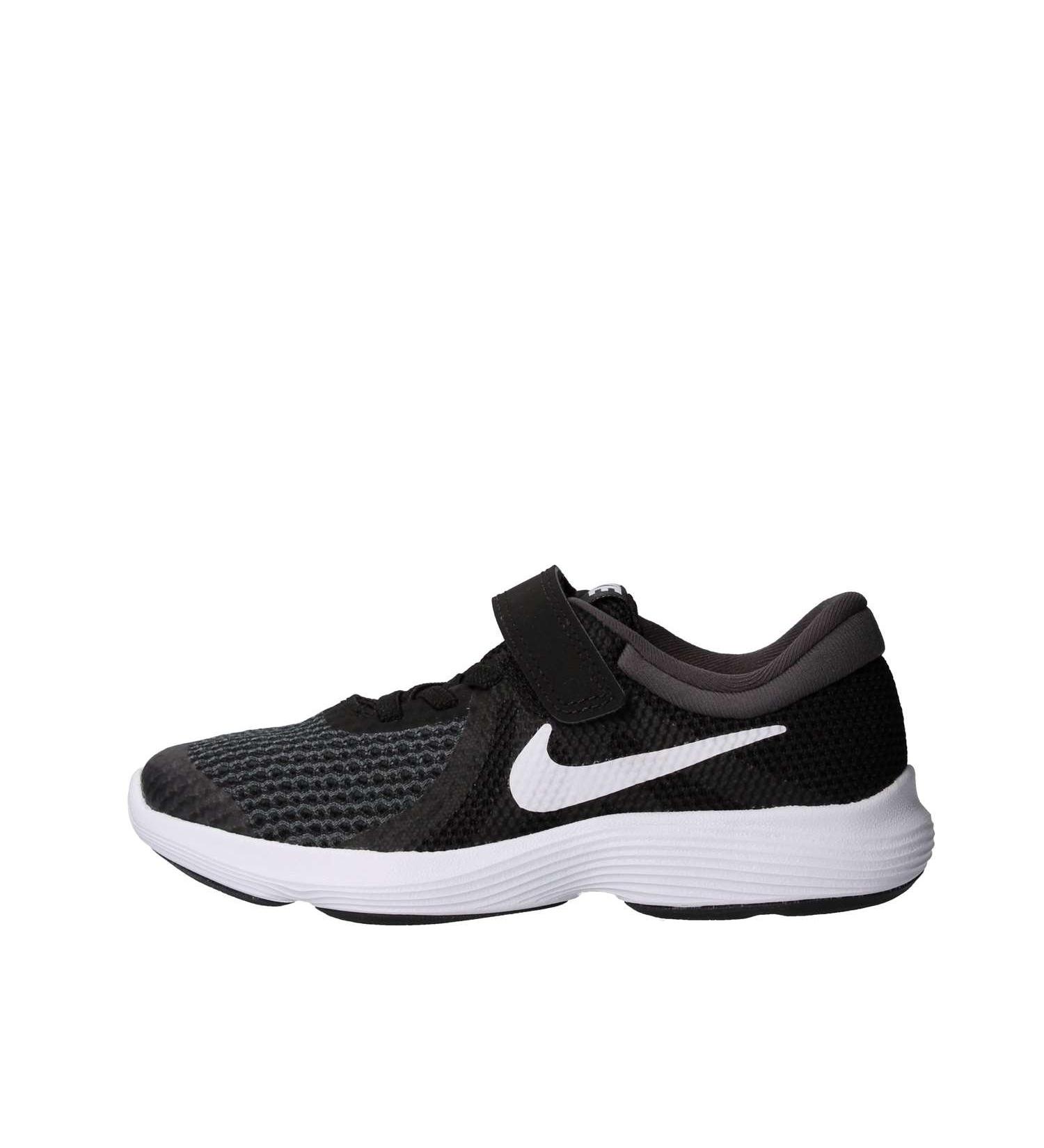 Nike Girls Revolution 4 Running Shoes - 32.5 EU - Black/White/Anthracite - International Shipping Available - Buy Online on GoSupps.com