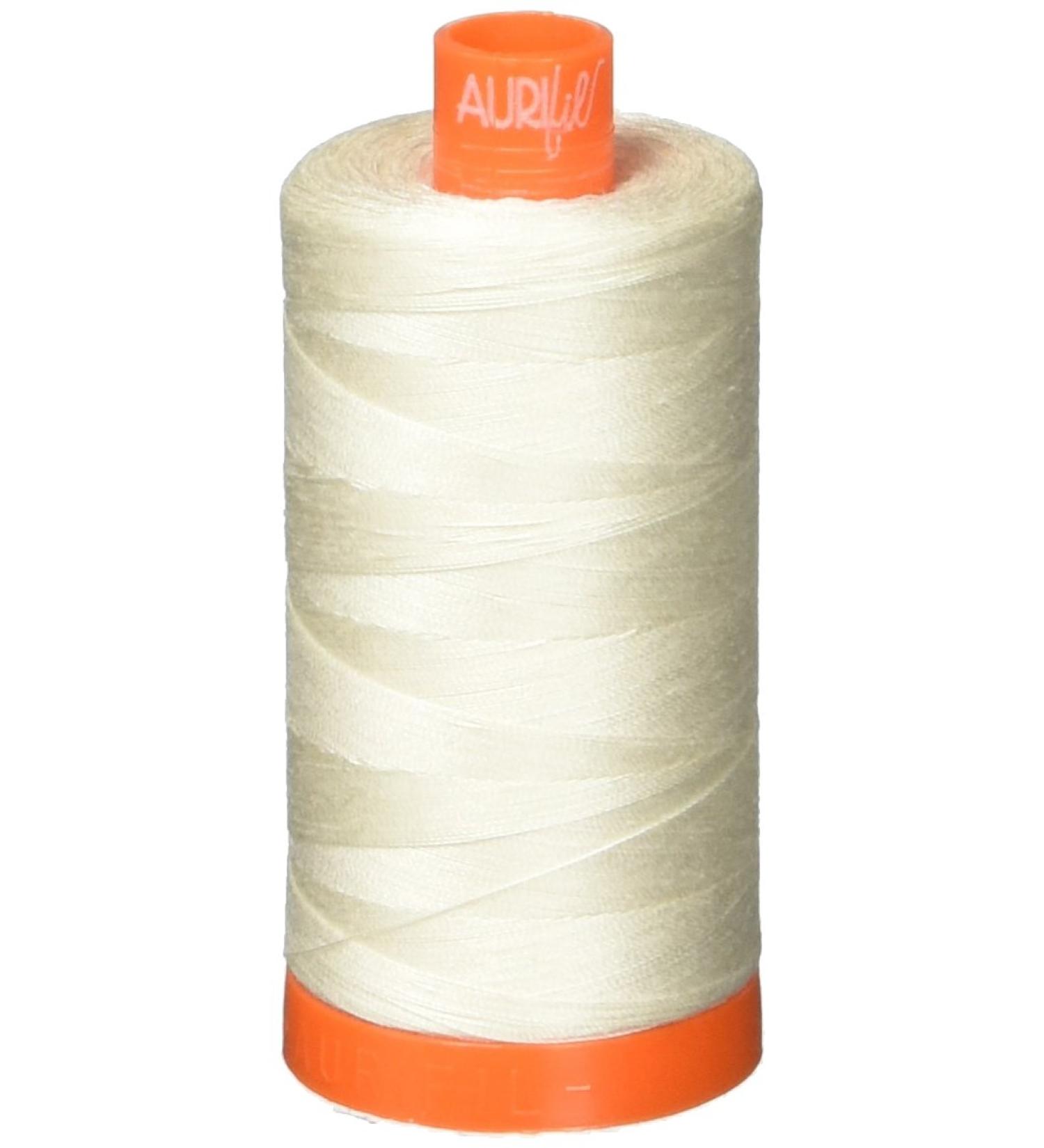 Aurifil A1050-2311 Mako Cotton Thread Solid 50WT 1422Yds Muslin 1422 yd