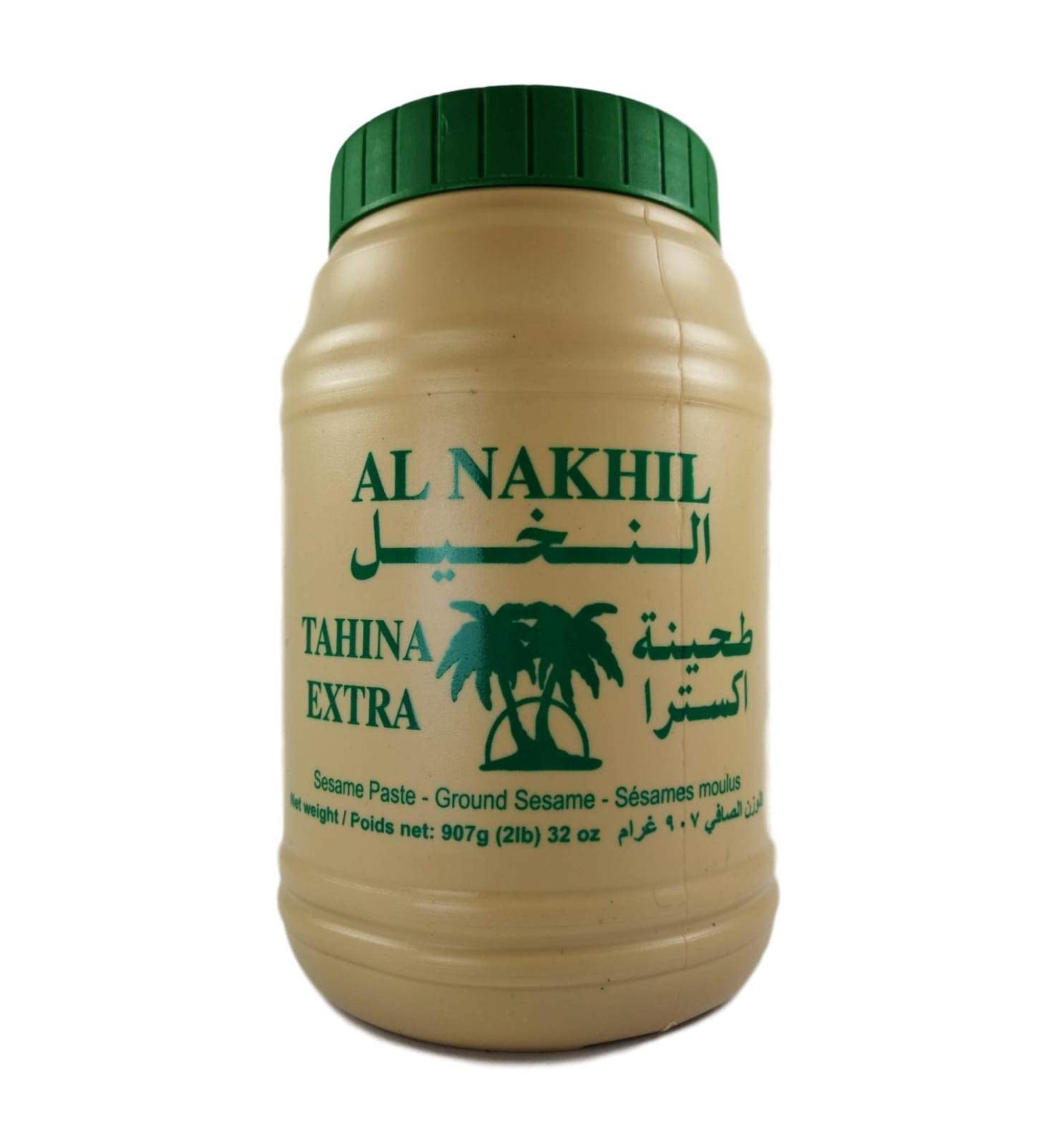 Tahina Tahini Ground Sesame Seeds Oil Paste Al Nakhil 100% Natural 907g