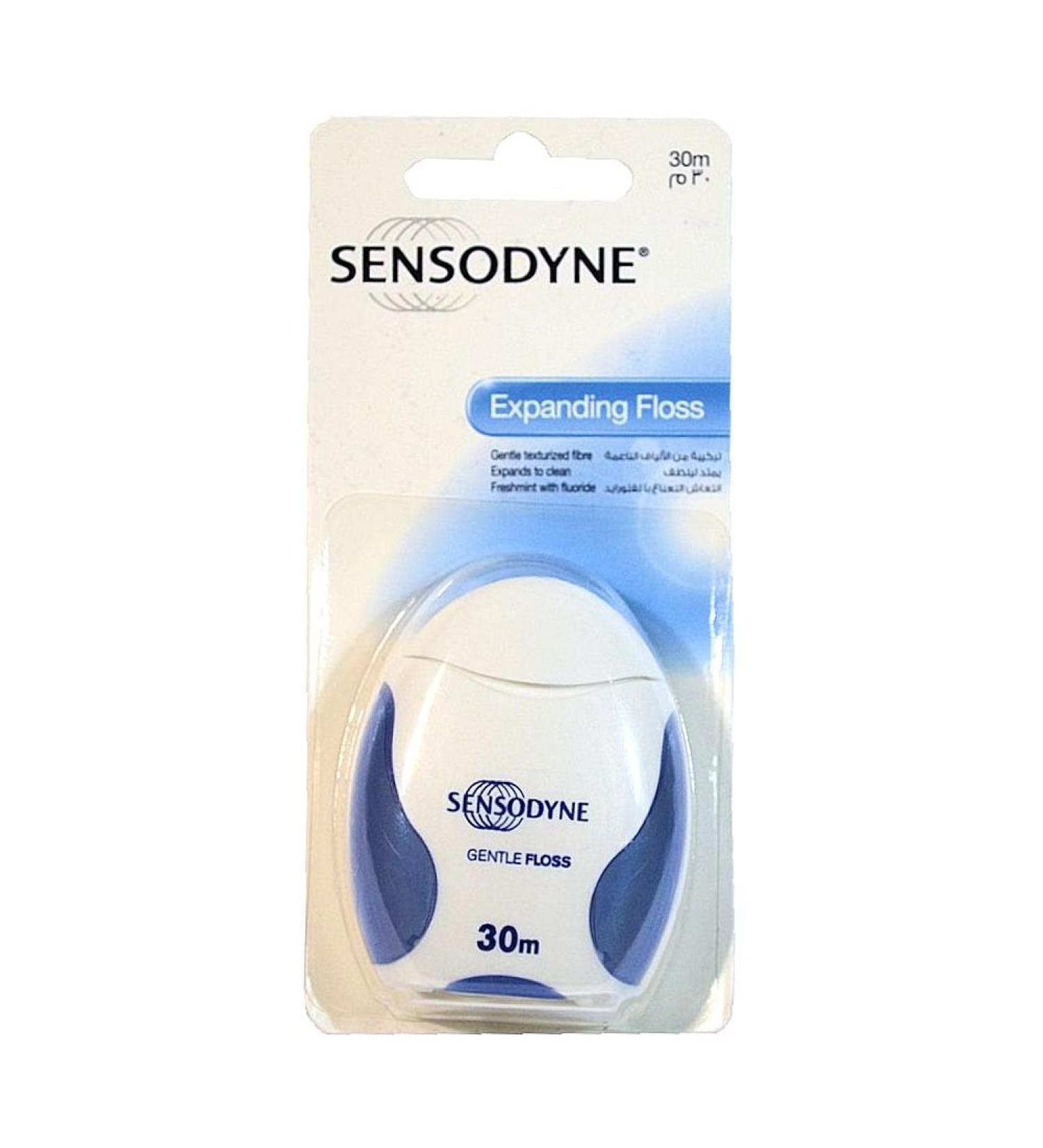 Sensodyne gentle dental floss 30 m roll.