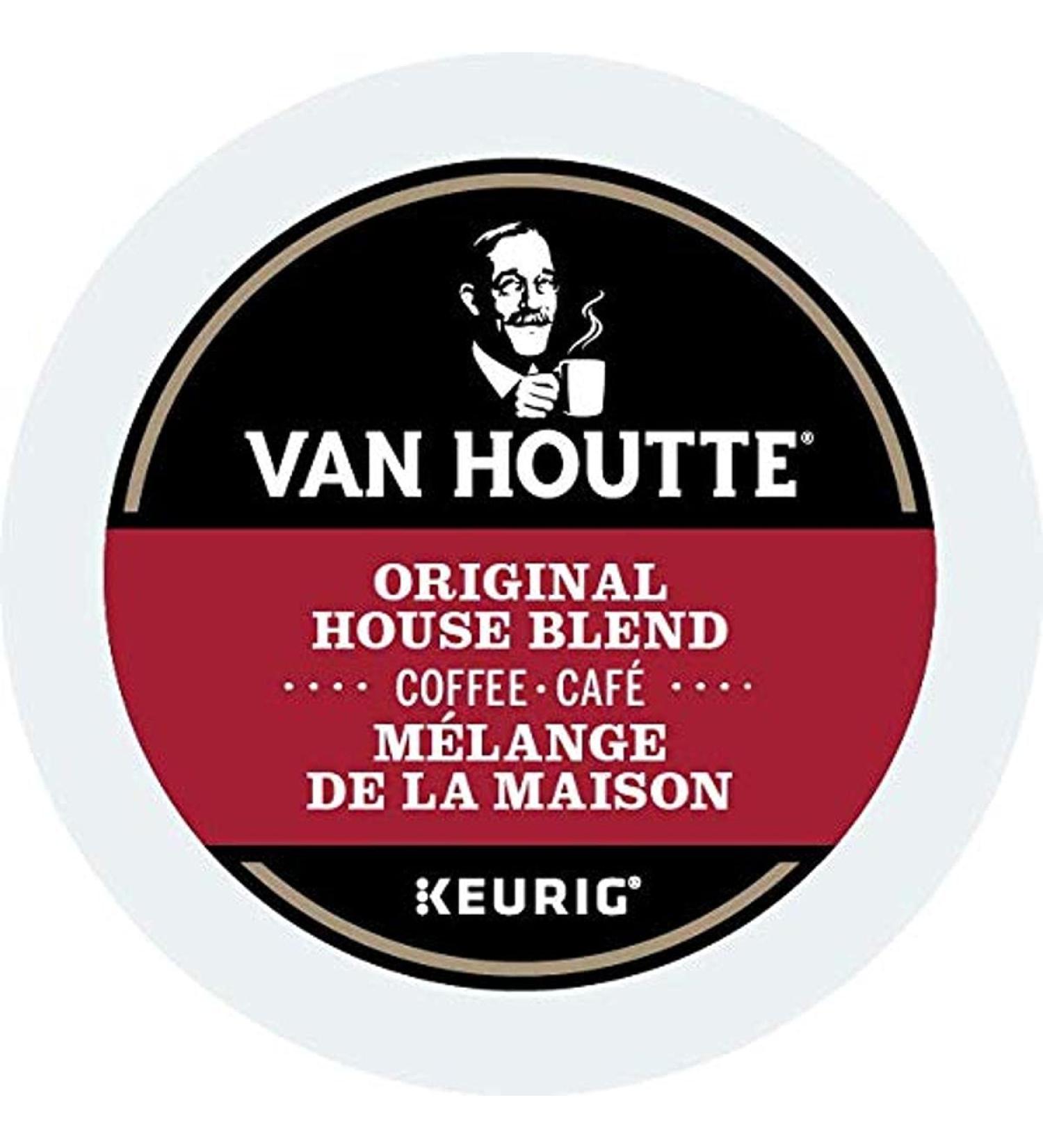 Van Houtte House Blend Single Serve K-Cup Pods for Keurig Brewers 96 count (Pack of 1) Original House - Buy Online on GoSupps.com