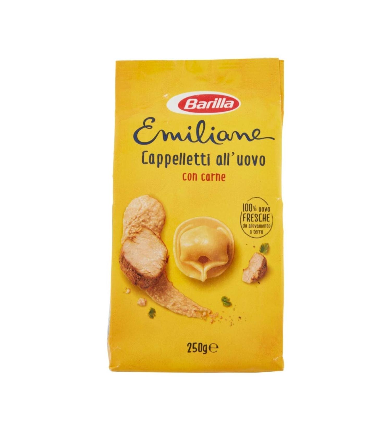 Barilla Emiliane cappelletti met vlees pasta met ei 250g