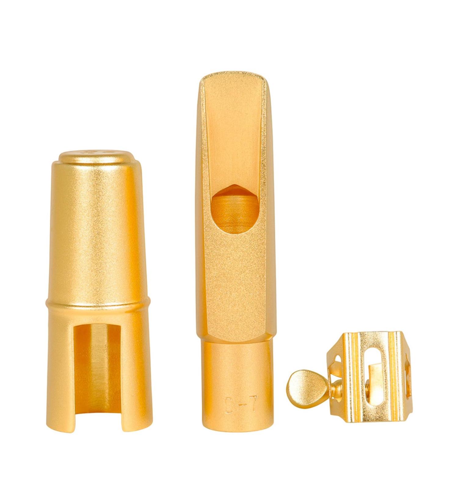 Buy Newwyt Alto Saxophone Mouthpiece Kits - Brass Cap & Metal Ligature | High-Quality Saxophone Parts for Optimal Performance - Buy Online on GoSupps.com