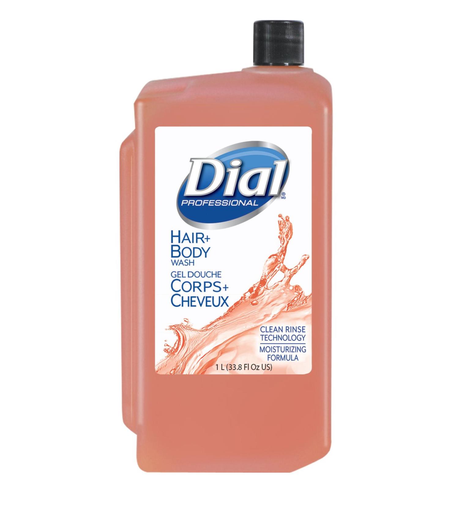 Dial-1127055 Hair + Body Wash 1L Refill Catridge (Pack of 8)