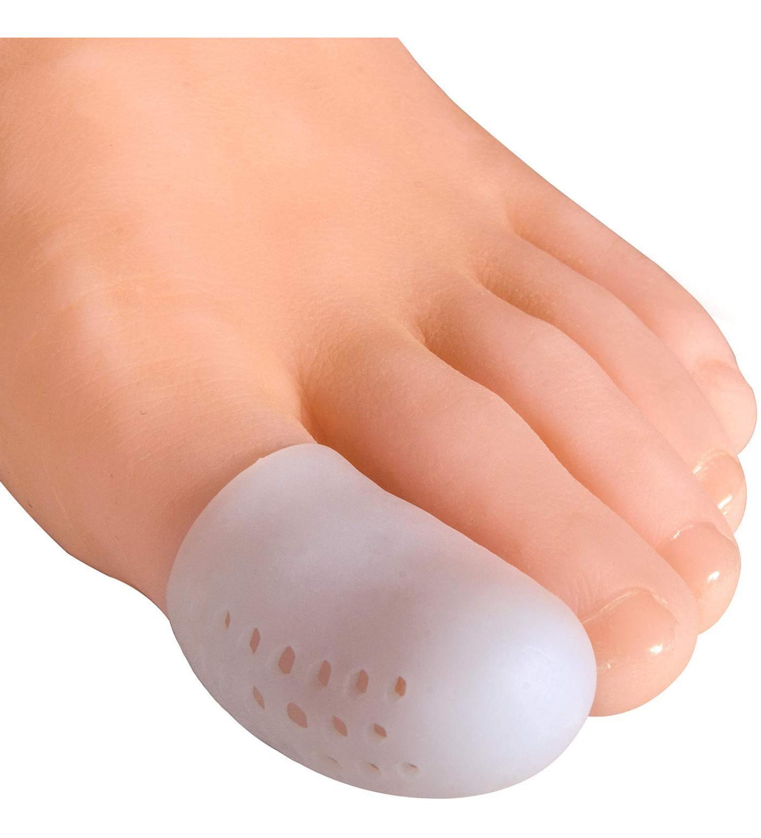 Pedimend Gel Toe & Finger Cap Protectors - Protection Pain Relief for Bunions Corns Calluses Orthotic Breathable Toe Caps Athletics Running For Men and Women 1 Pair - 4.45 - Buy Online on GoSupps.com
