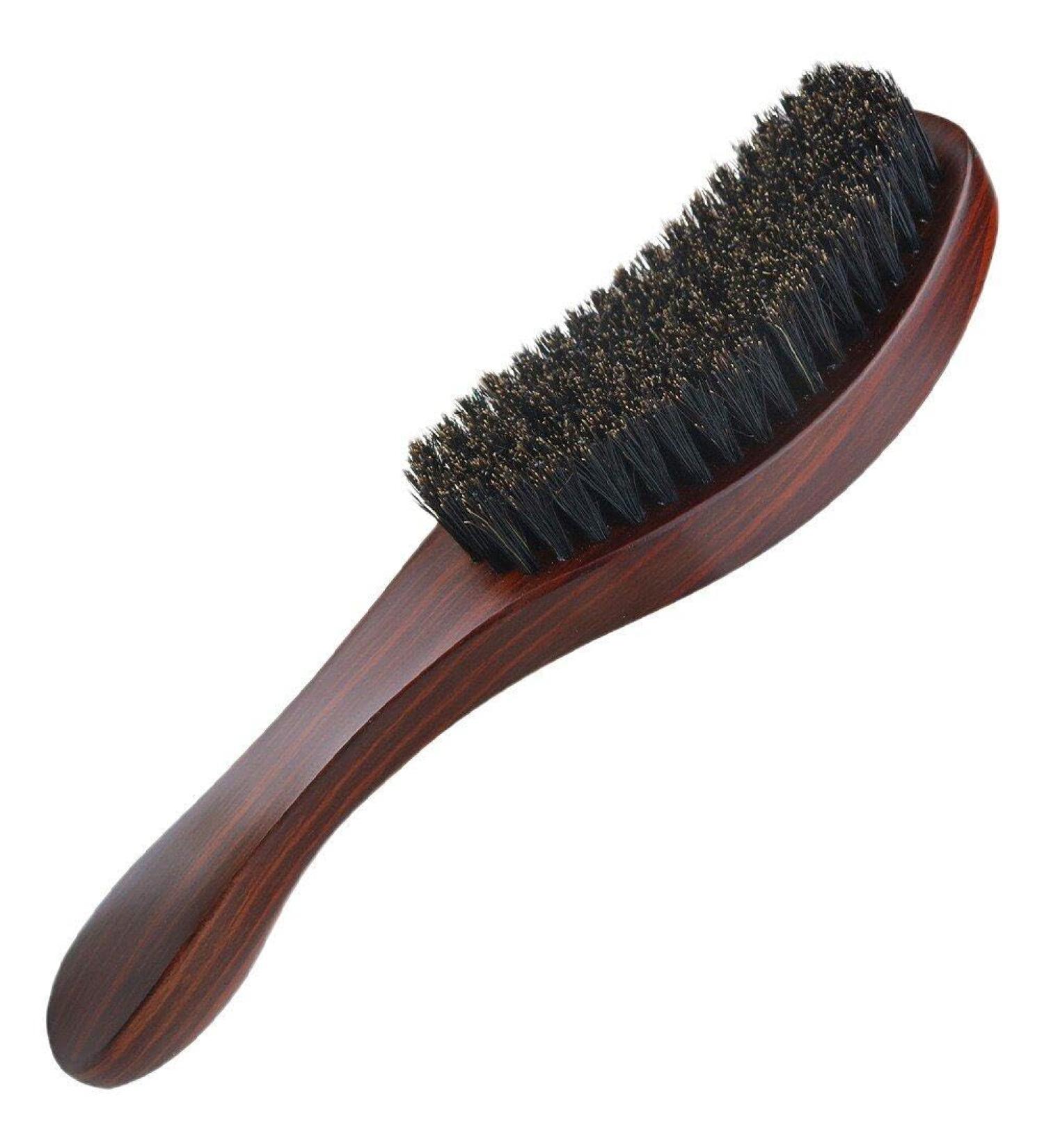 Buy Hrippy Beard Brush - Wild Boar Bristle Hair Brush & Professional Facial Shaving Tool for Men | Mustache-Cleaning Hairdressing Salon Tool - Buy Online on GoSupps.com