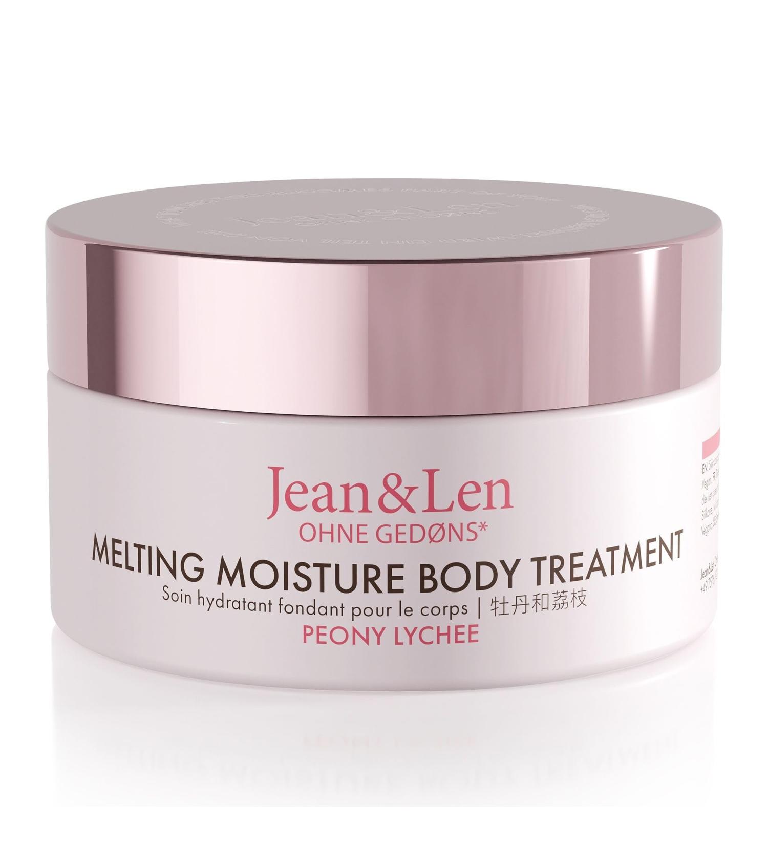 Jean & Len Melting Moisture Body Treatment - Peony & Lychee | Nourishing Vegan Body Butter for Normal Skin | Paraben & Silicone-Free 200ml - Buy Online on GoSupps.com