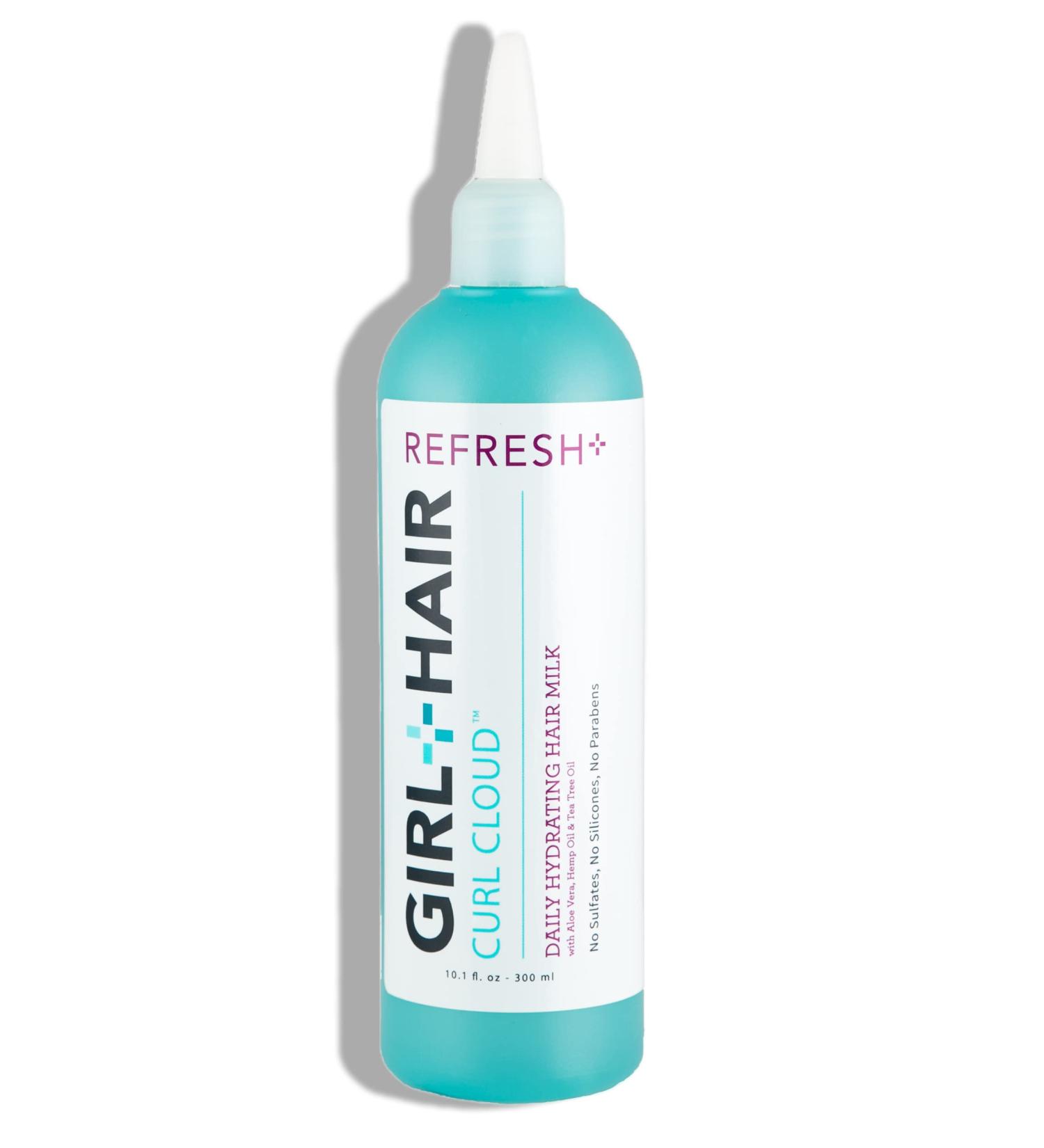 Girl+Hair Refresh+ Daily Hydrating Hair Milk - Intensive Hydration for Dry Hair & Scalp | Aloe Vera, Biotin & Coconut Water for Healthy Growth | Sulfate & Paraben Free - 10.1 fl oz - Buy Online on GoSupps.com