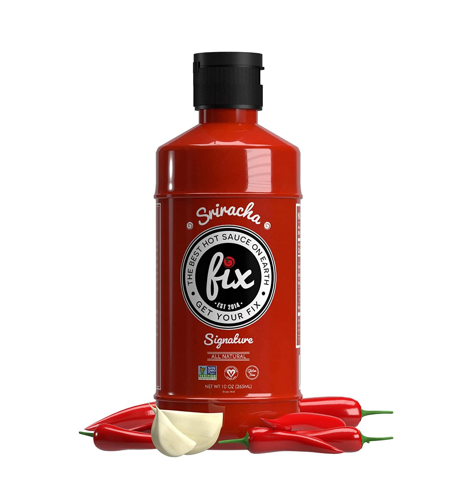 Fix Hot Sauce Sriracha - Gourmet Natural Chili Sauce (10 Oz) | Spicy & Bold Flavor | Non-GMO  Vegan | Ideal for Pho & Ramen - Buy Online on GoSupps.com