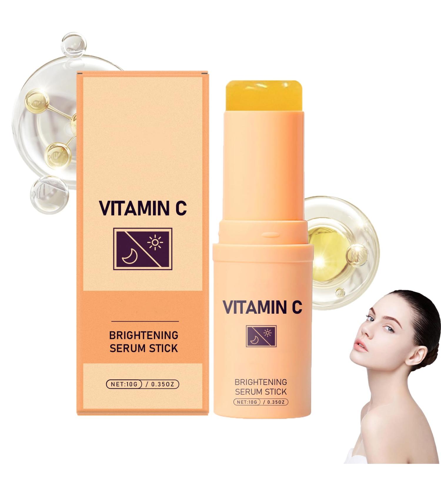 S rum visage en stick la vitamine C baume claircissant et hydratant pour le visage et le corps baume contour des yeux anti- ge la vitamine C pour r duire les rides et unifier le teint (1pcs) - Buy Online on GoSupps.com