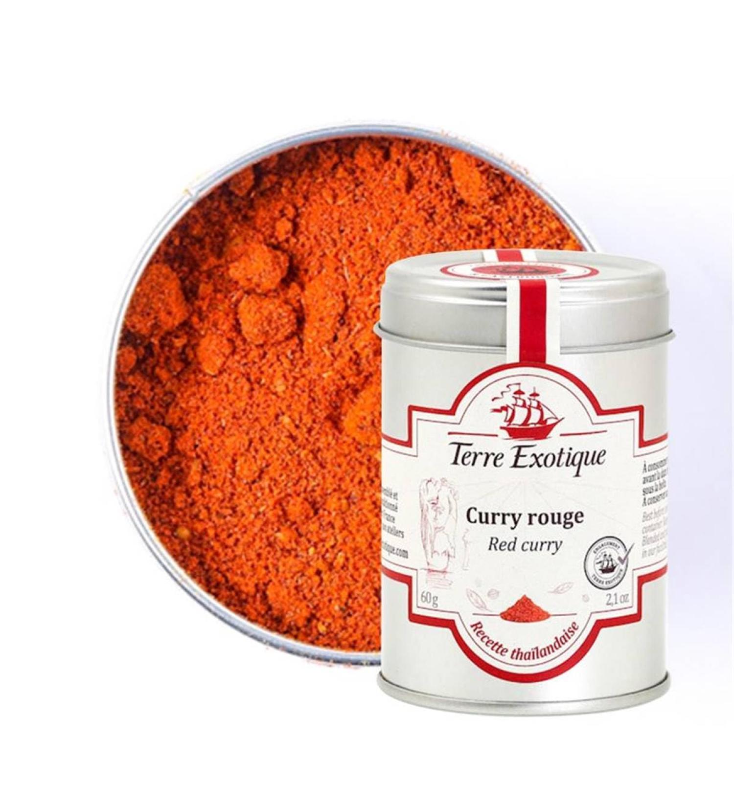 Terre Exotique Red curry in a 60g tin - Terre Exotique
