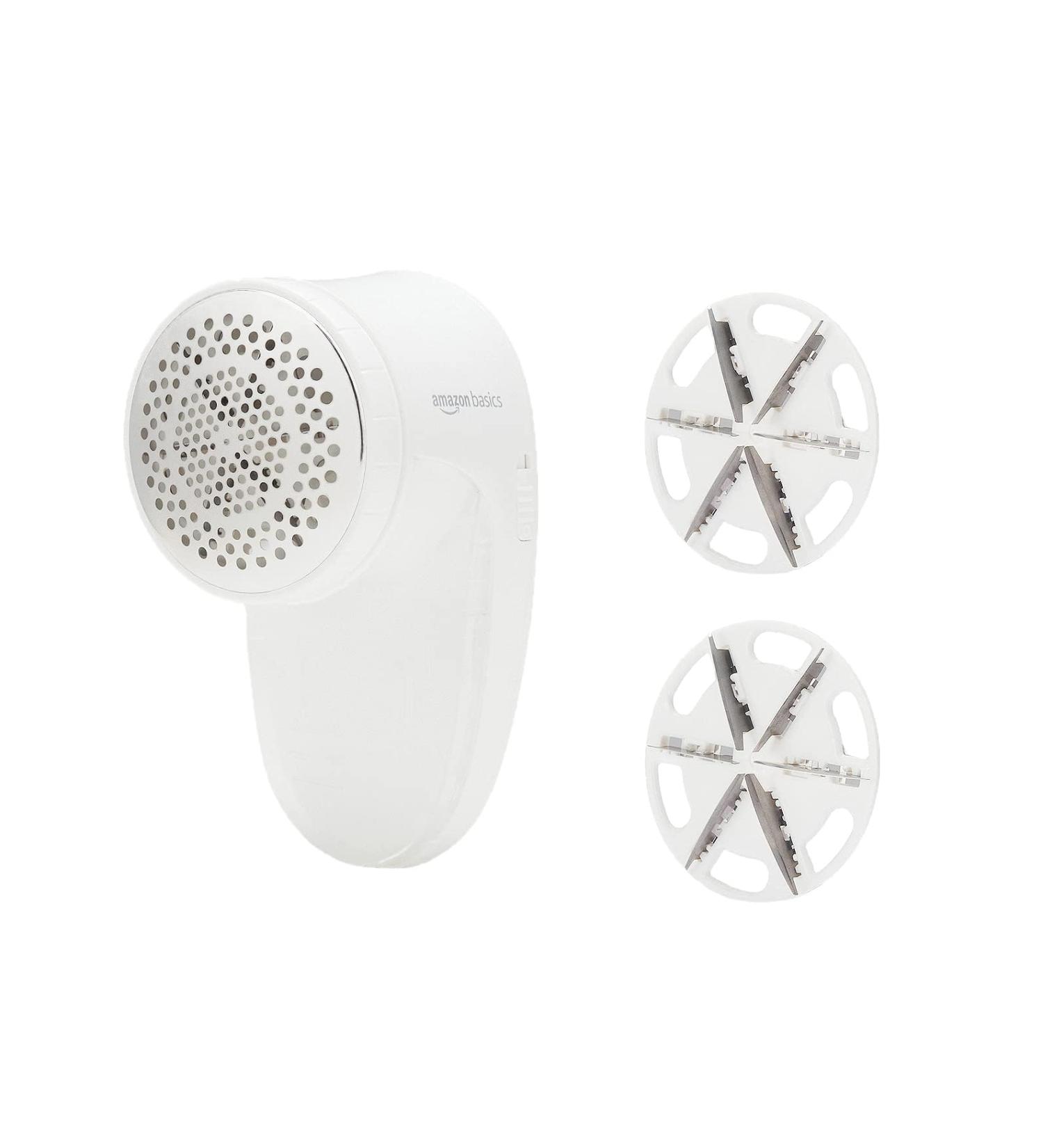 Amazon Basics Battery Operated Fabric Shaver | Lint & Fuzz Remover - 2 Spare Blades | International Shipping Available - Buy Online on GoSupps.com