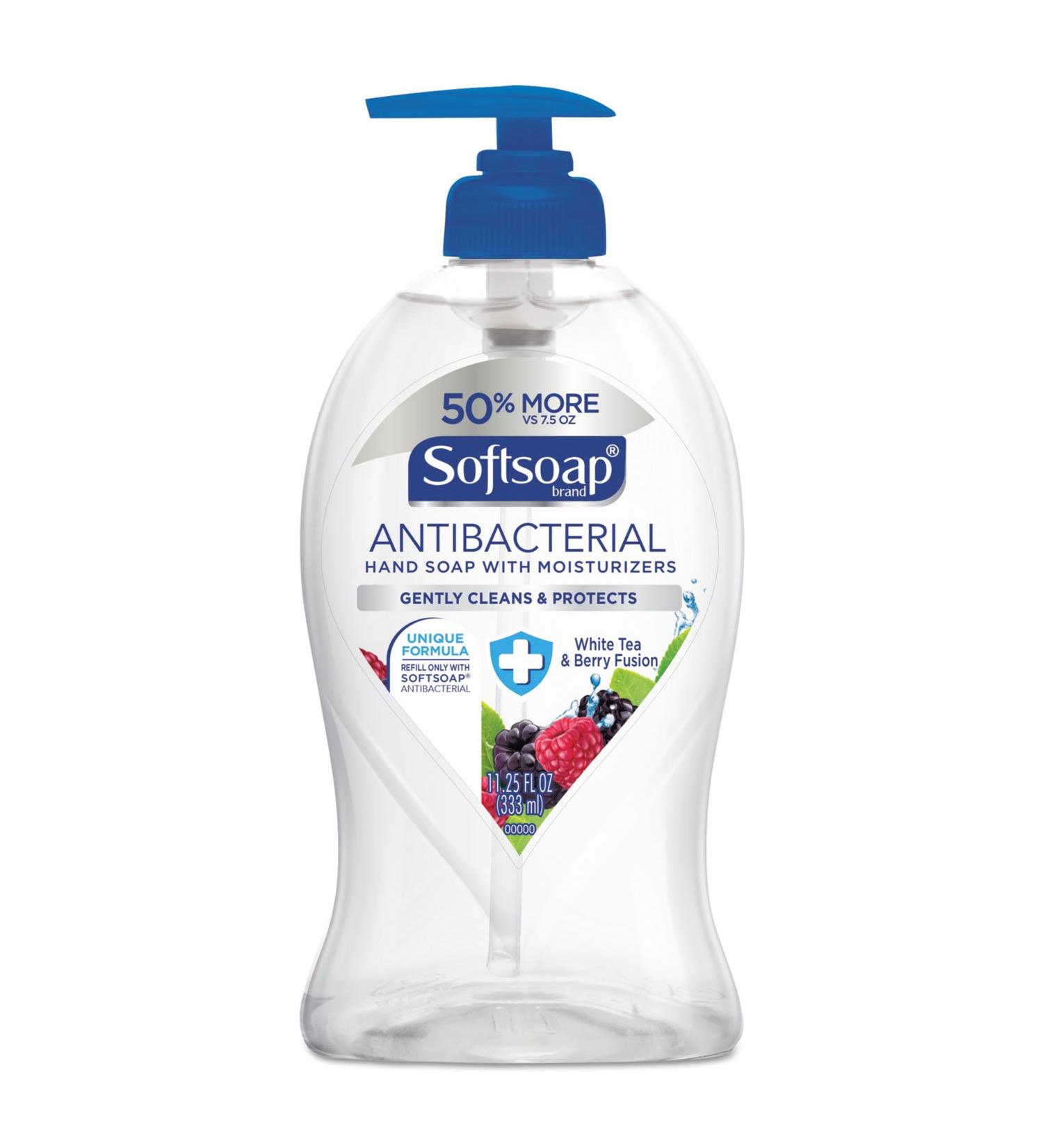 Softsoap Liquid Hand Soap - White Tea & Berry Fusion | 11.25 Fl Oz | Moisturizing & Refreshing Clean | Pack of 1 - International Shipping Available - Buy Online on GoSupps.com