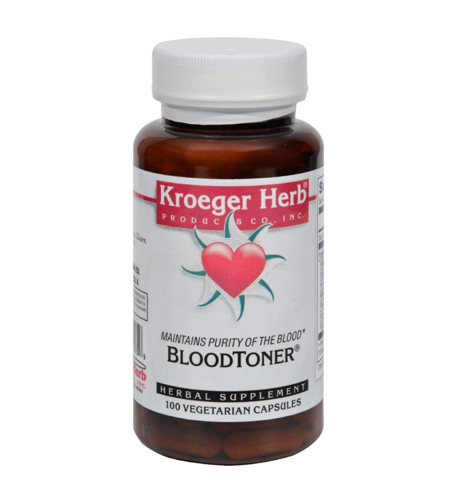 Kroeger Herb Blood Toner 100 Cap (Multi-Pack) 3
