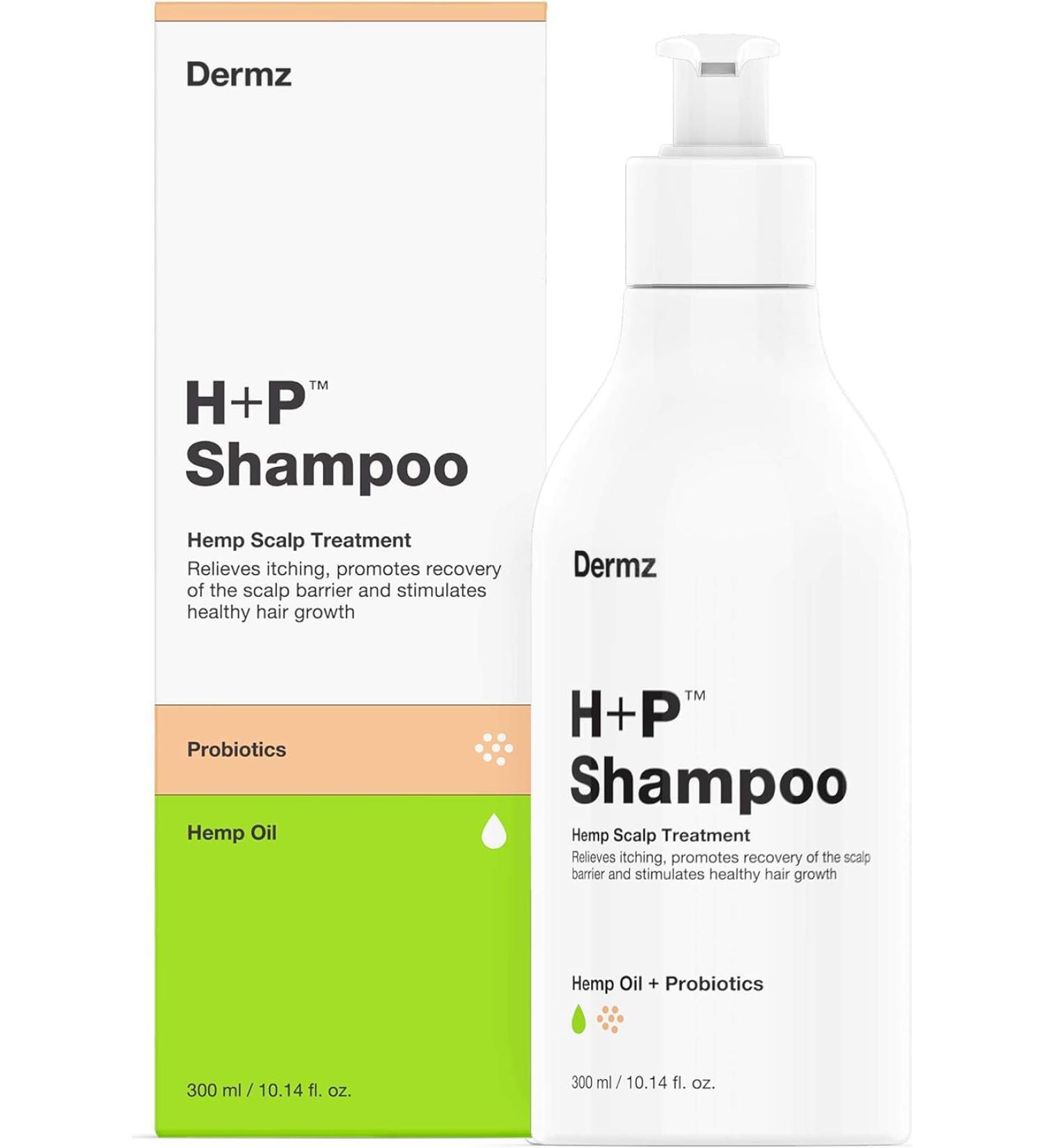  Dermz Dermz H+P Scalp Shampoo for Psoriasis Dandruff Treatment Helps Fight Eczema Itchy Dry Scalp and Seborrheic Dermatitis 300 ml - Buy Online on GoSupps.com