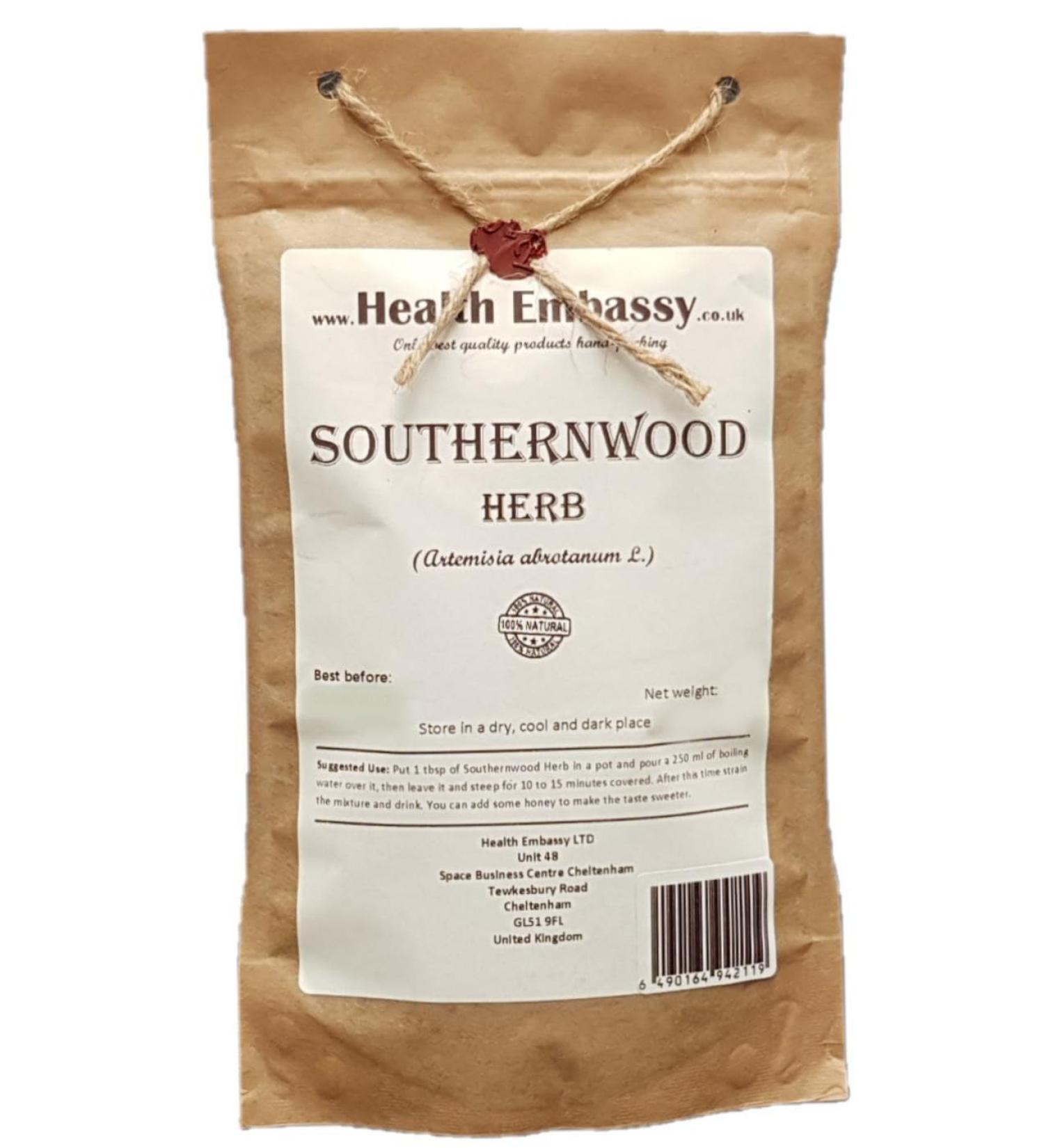 Health Embassy Herbe d'Armoise Abrotan Tisane | Artemisia Abrotanum L | Southernwood Herb (50g) - Buy Online on GoSupps.com