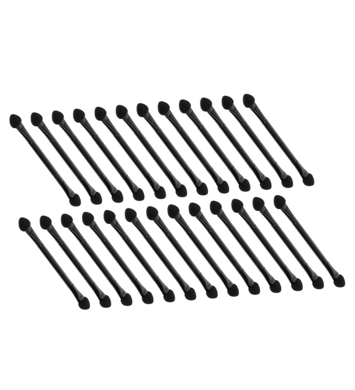 SOESFOUFU 25 Pcs Eyeshadow Black Daily Use Lip Mask Applicator Brush Women Makeup Brush Plastic - Buy Online on GoSupps.com