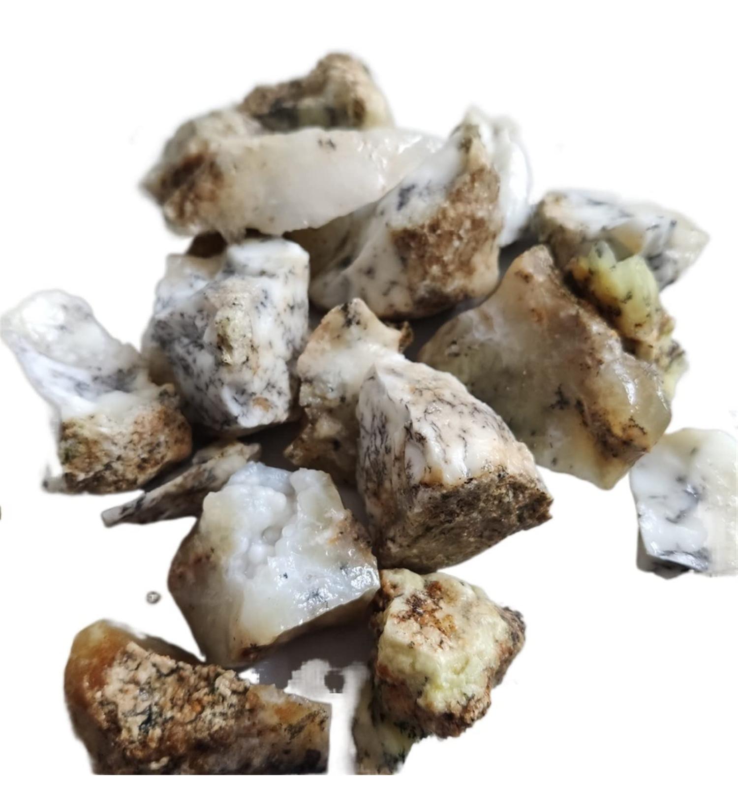 Natural Crystal Rough 100g Natural Flower Grass Opal Specimens Home Decoration Stone Opal Natural Stone Raw Random size Random Color - Buy Online on GoSupps.com