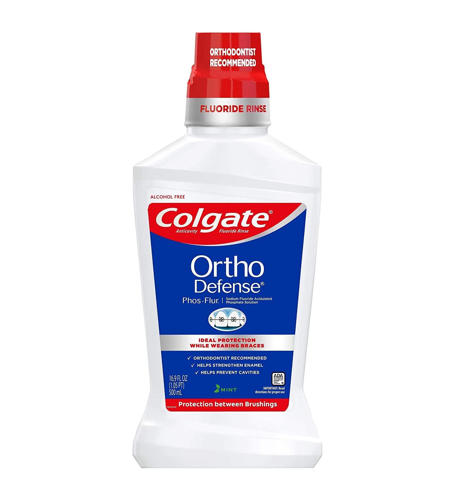 Phos Flur Anti Cavity Fluoride Rinse Cool Mint 16.9-Ounce Bottle - Pack of 2 - Buy Online on GoSupps.com