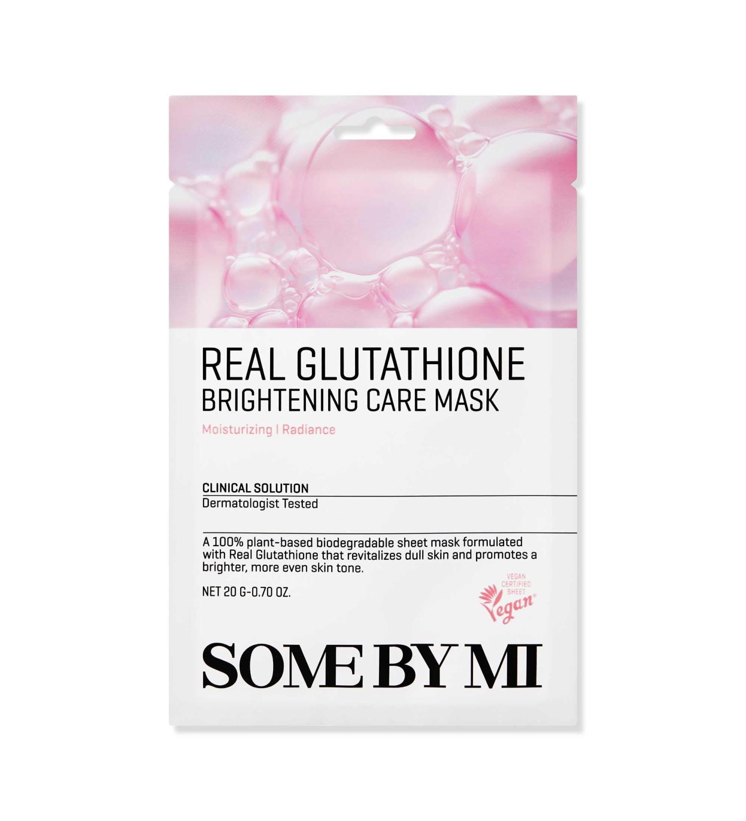 SOME BY MI Lot de 10 masques nourrissants claircissants avec v ritable glutathion - En glutathion pour peaux rugueuses - Masque facial quotidien v g talien cor en pour blanchiment et H - Buy Online on GoSupps.com
