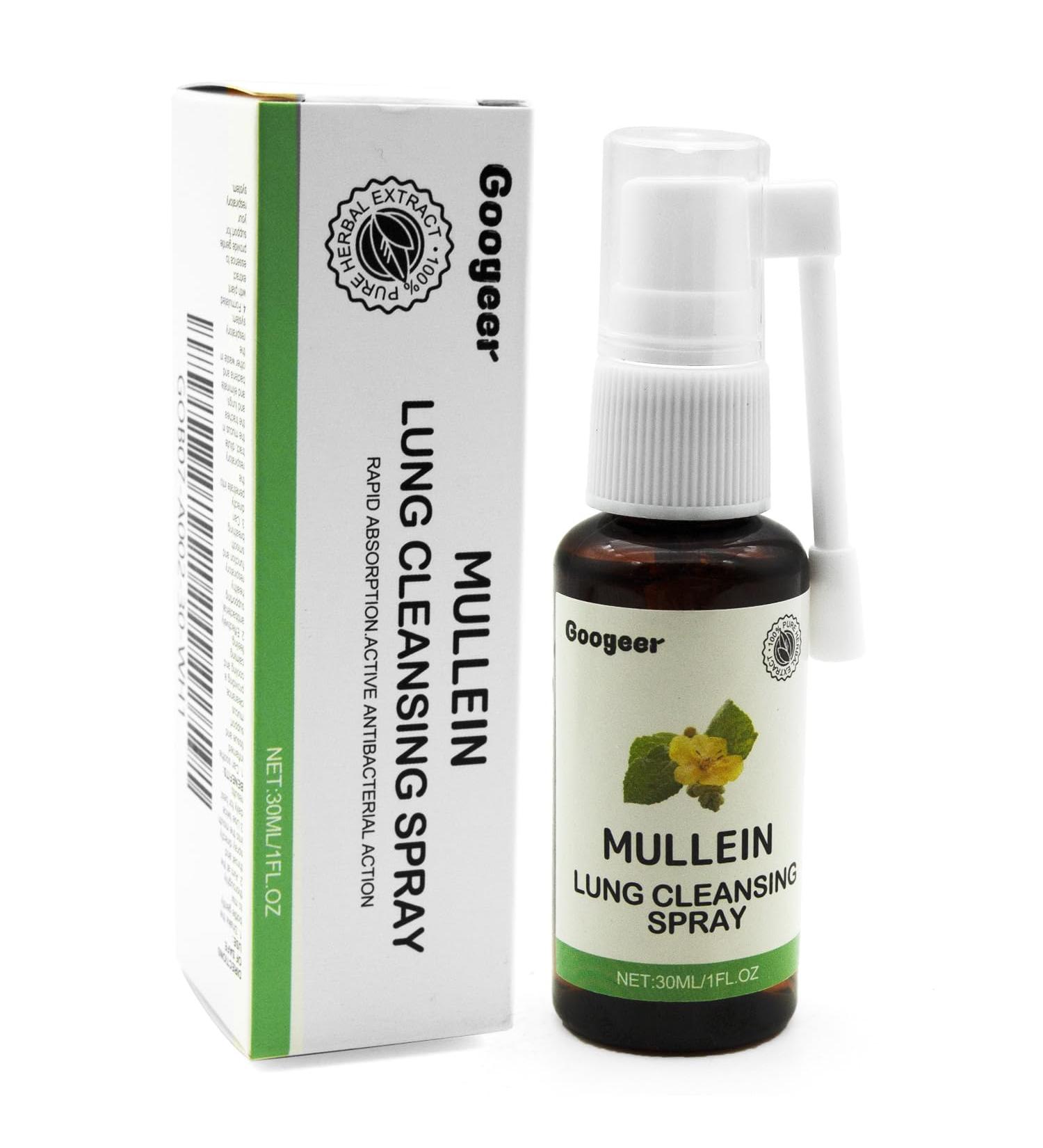Mullein Lung Cleansing Spray Mullein Leaf Extract Spray Herbal Lung Cleanse Spray Pure Herbal Extract (1 PCS) 3 - Buy Online on GoSupps.com