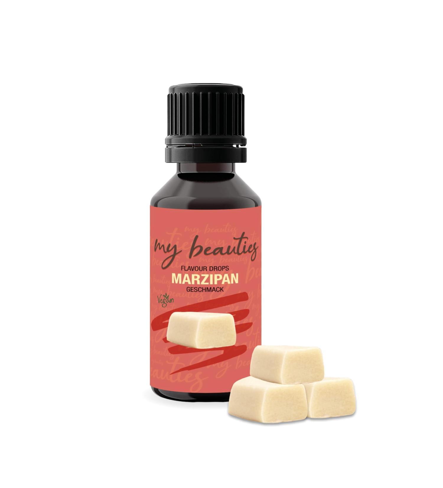 Buy My Beauties Flavour Drops - Marzipan 30ml | Sugar-Free & Low-Calorie Aroma Drops for Food - International Shipping - Buy Online on GoSupps.com